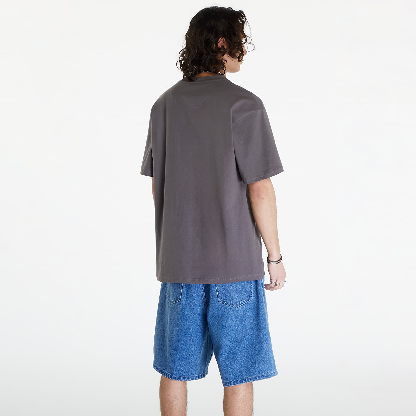 Trička Karl Kani Small Signature Essential Tee Anthracite