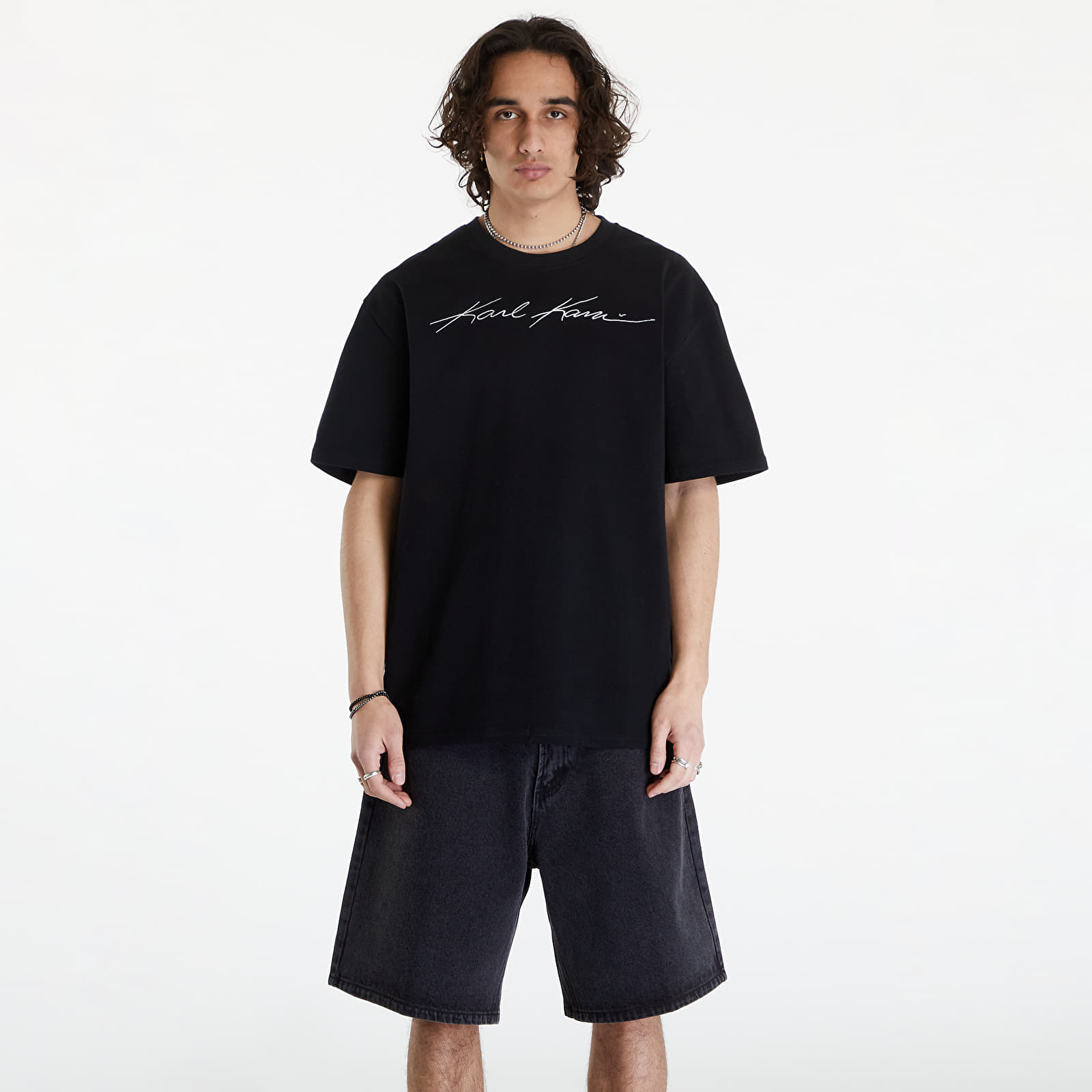 Karl Kani SMALL SIGNATURE BURGER - T-shirt con stampa