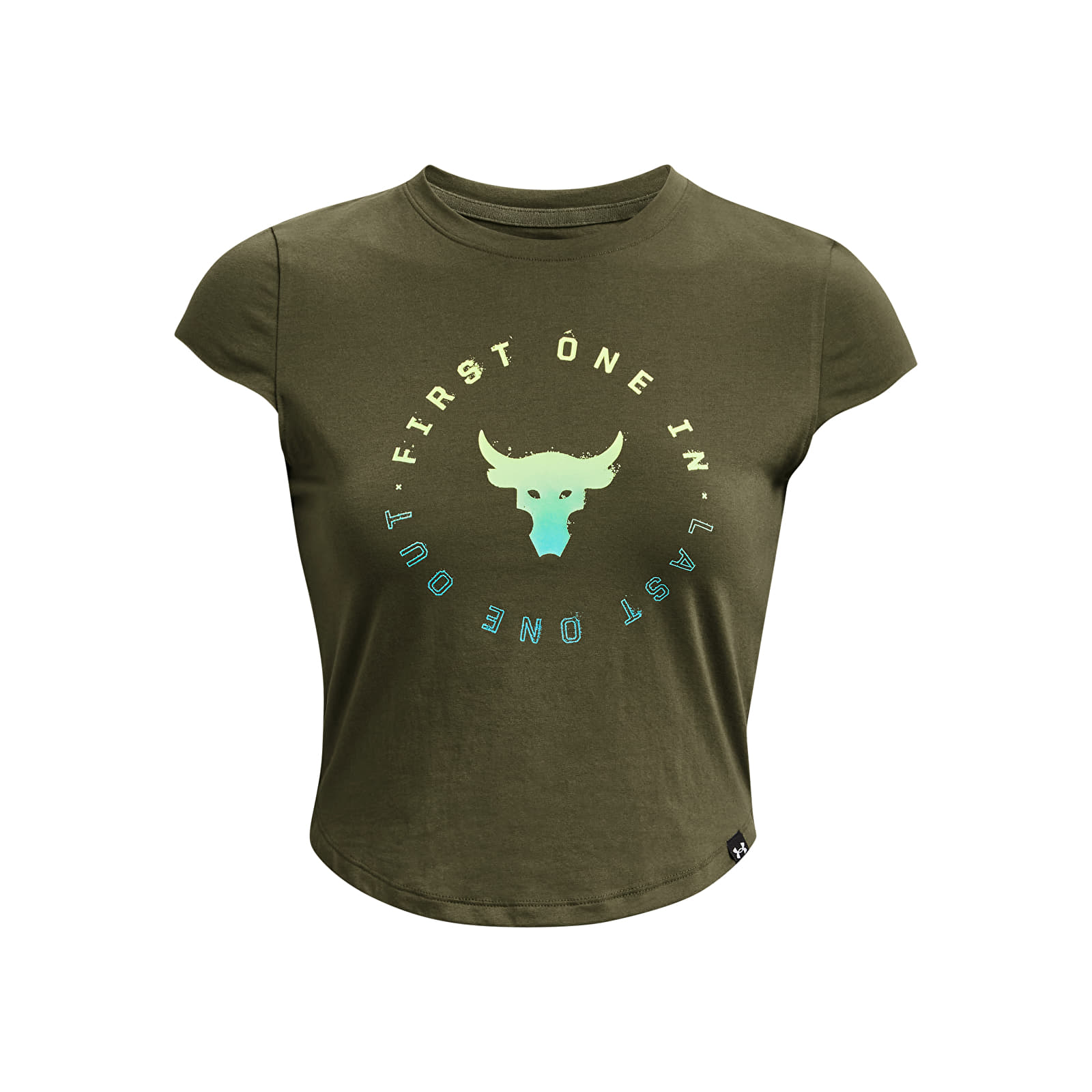 T-shirts Under Armour Project Rck Nght Shft Cap T Q4 Marine Od Green