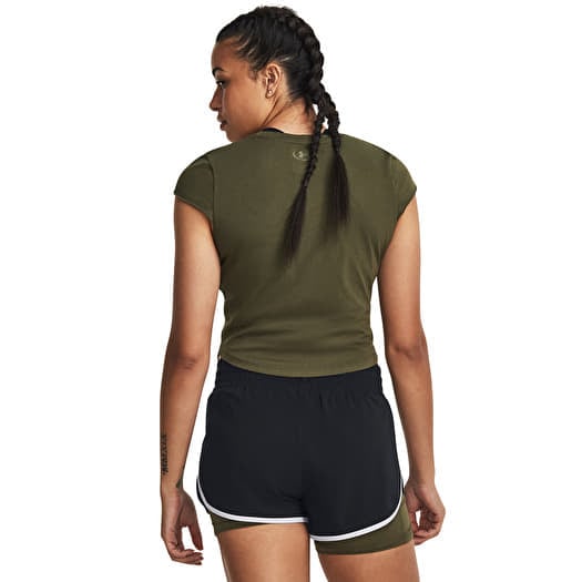 Magliette Under Armour Project Rck Nght Shft Cap T Q4 Marine Od Green Queens