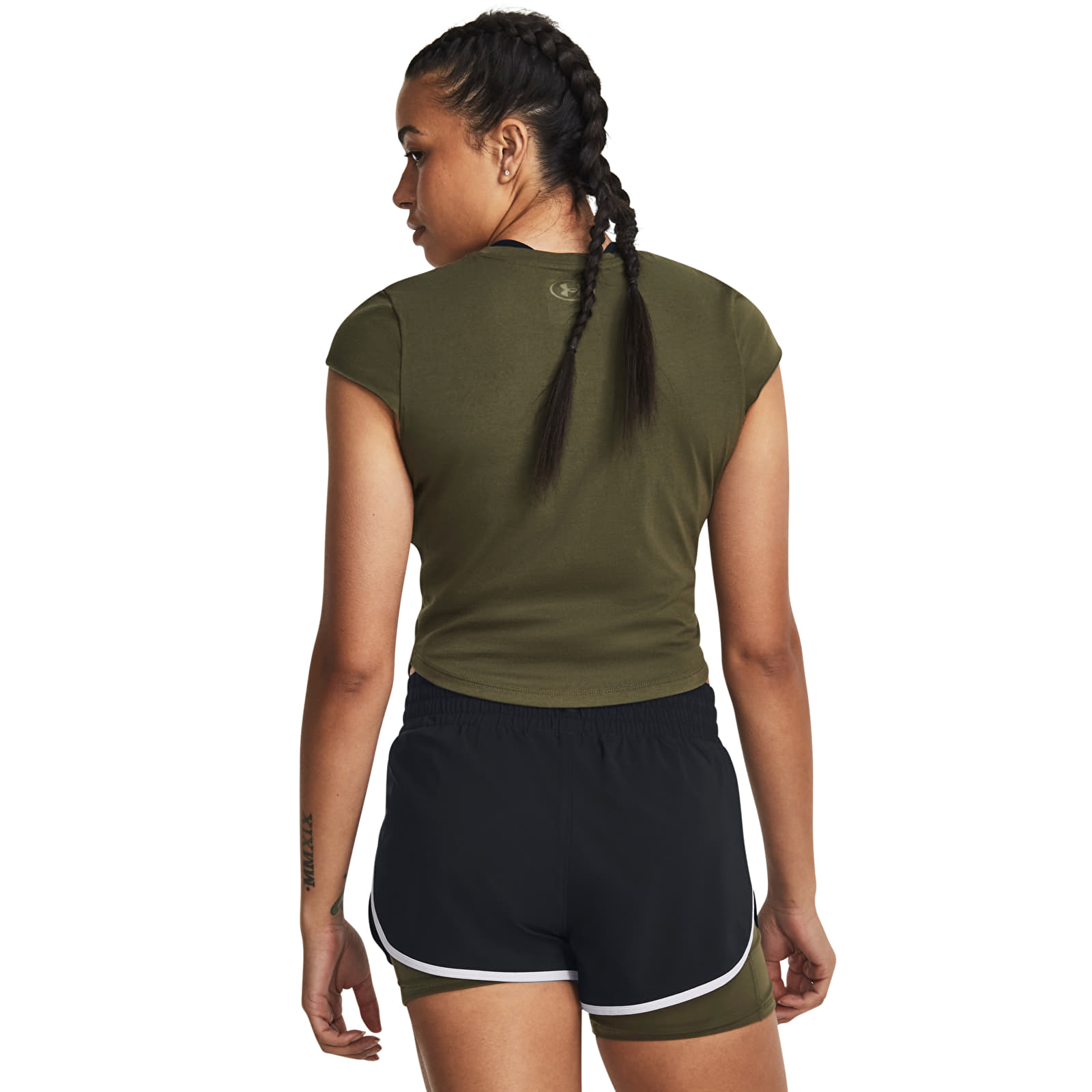 T-shirts Under Armour Project Rck Nght Shft Cap T Q4 Marine Od Green