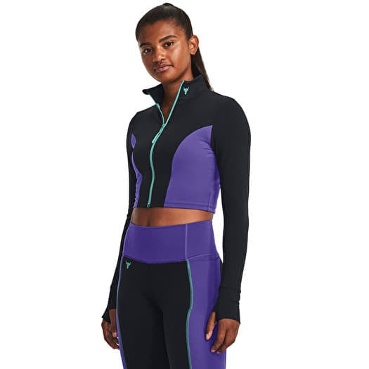 Bluza Under Armour Project Rck Letsgo Crop Fz Black