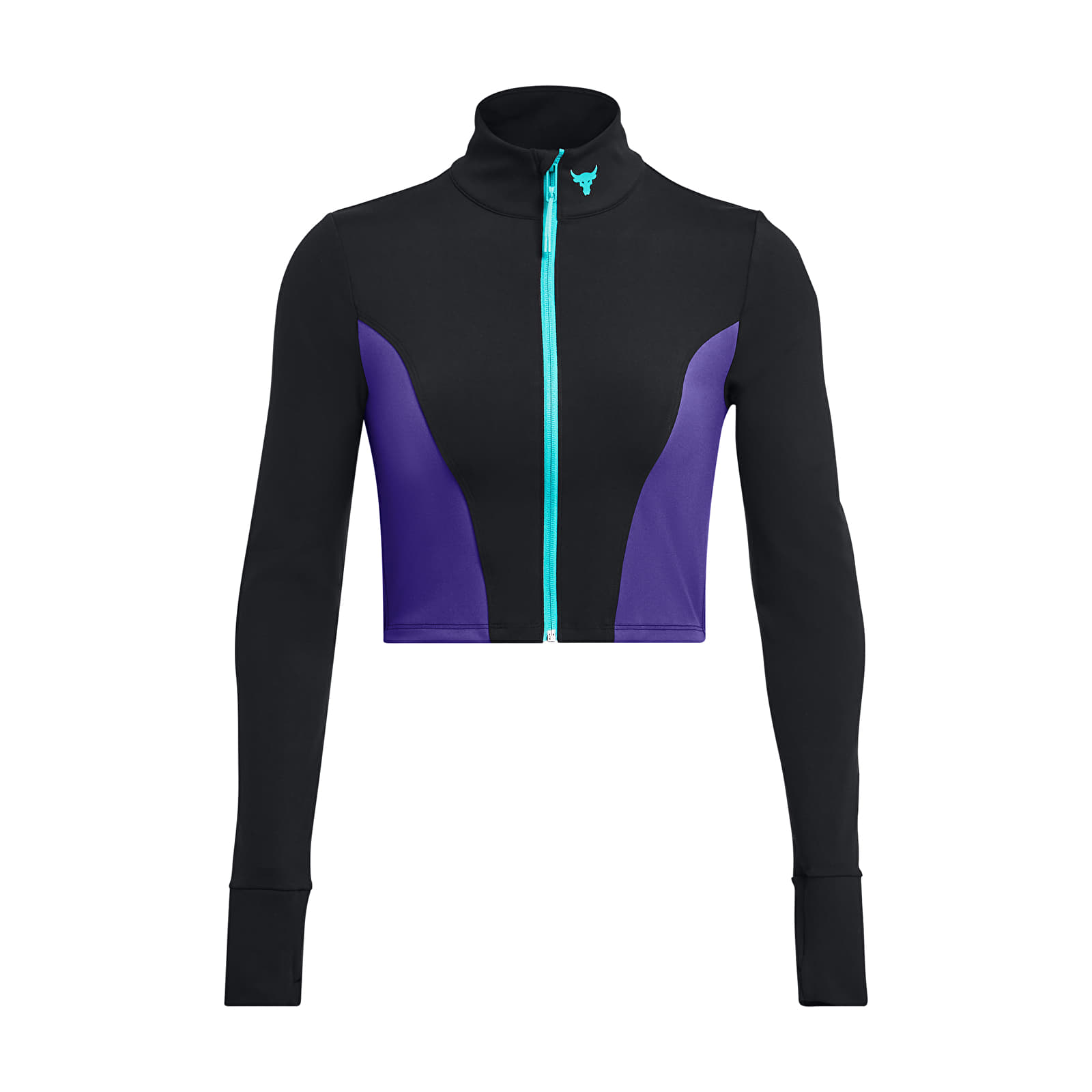 Суичърти Under Armour Project Rck Letsgo Crop Fz Black