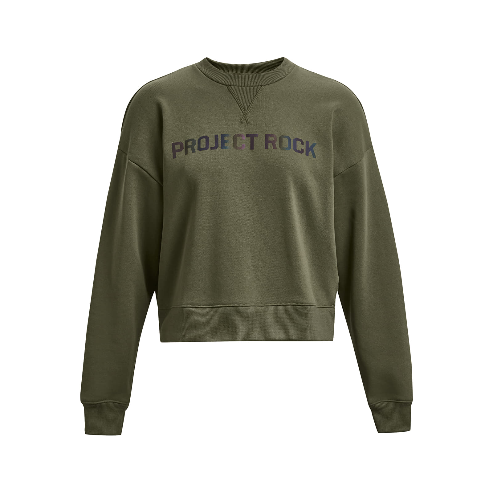 Суичърти Under Armour Project Rck Hw Leg Day Crew Marine Od Green