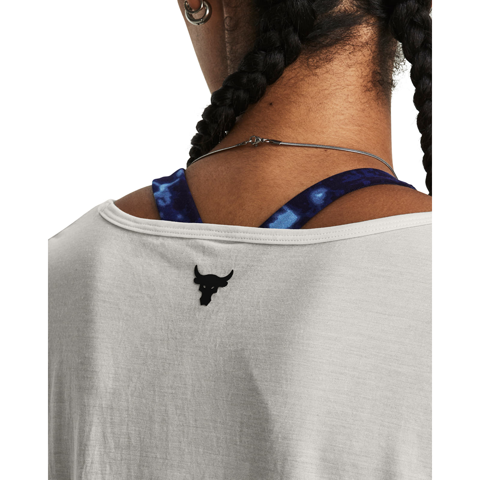 T-shirts Under Armour Project Rck Completer Deep V T White Clay
