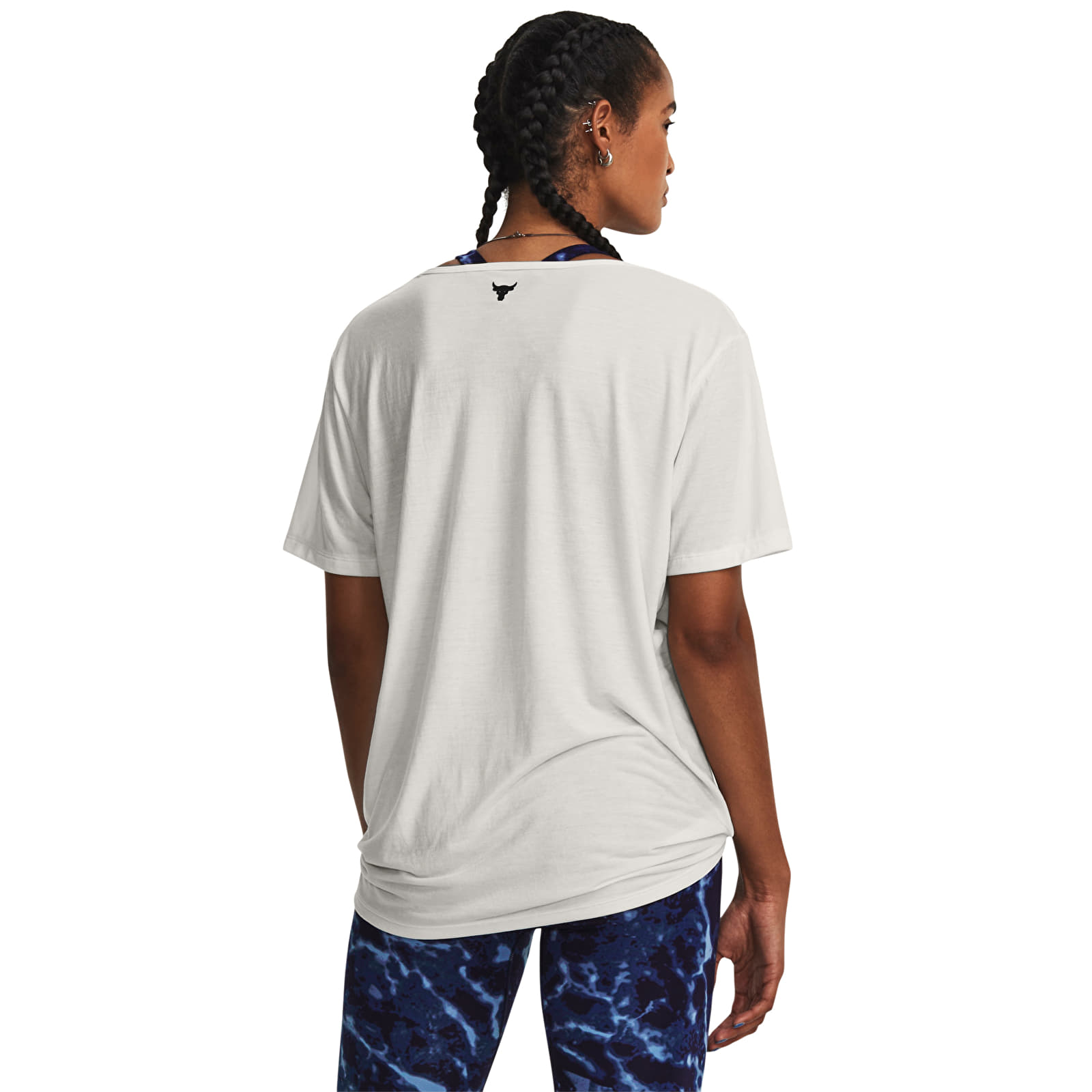 T-shirts Under Armour Project Rck Completer Deep V T White Clay