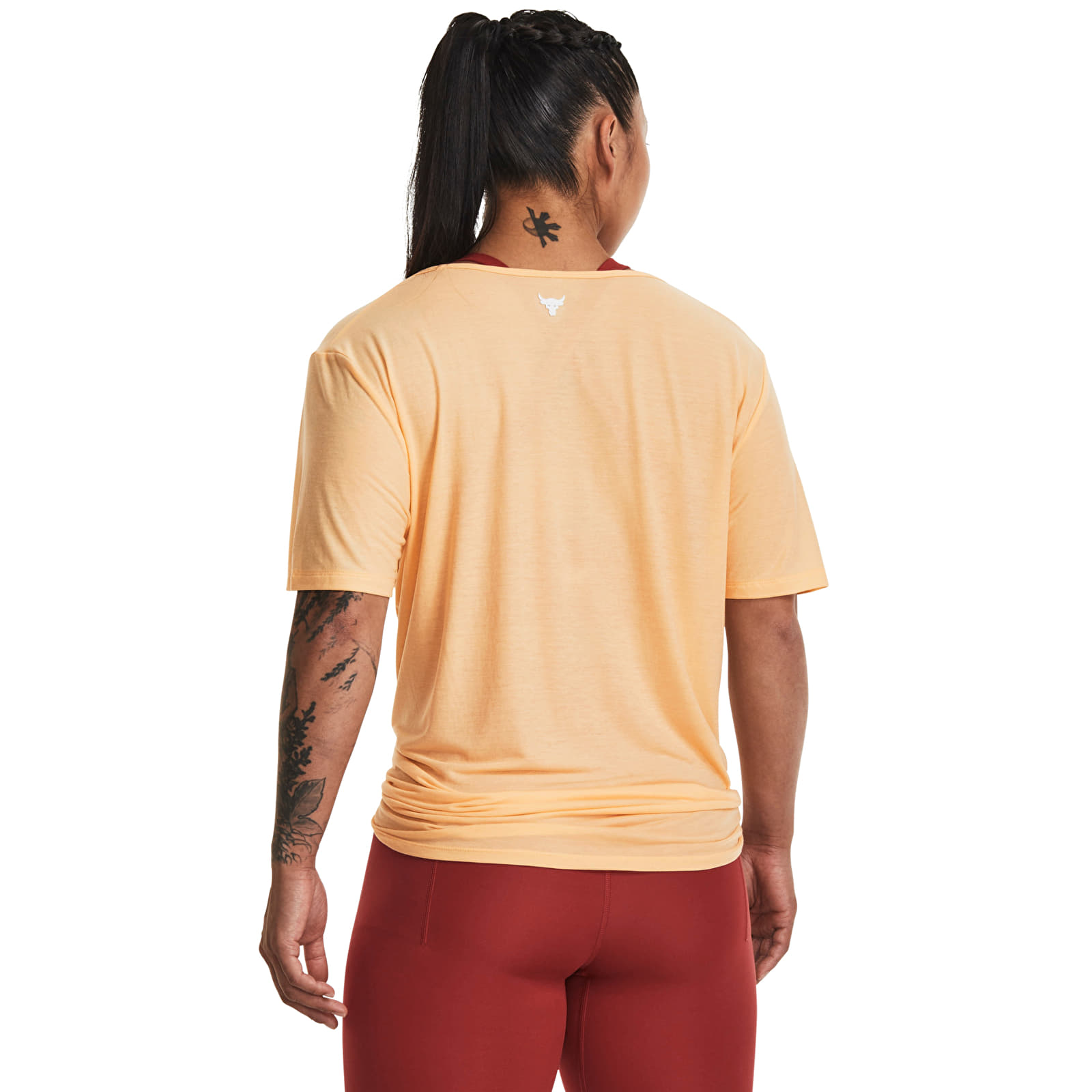 T-Shirts Under Armour Project Rck Completer Deep V T Mesa Yellow