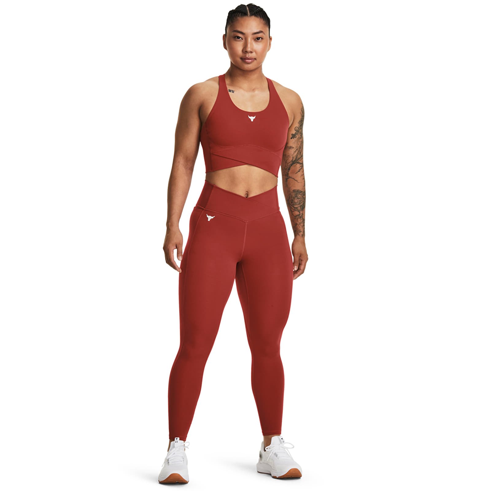 Säärised Under Armour Project Rck Lg Crssover Ankl Lg Heritage Red