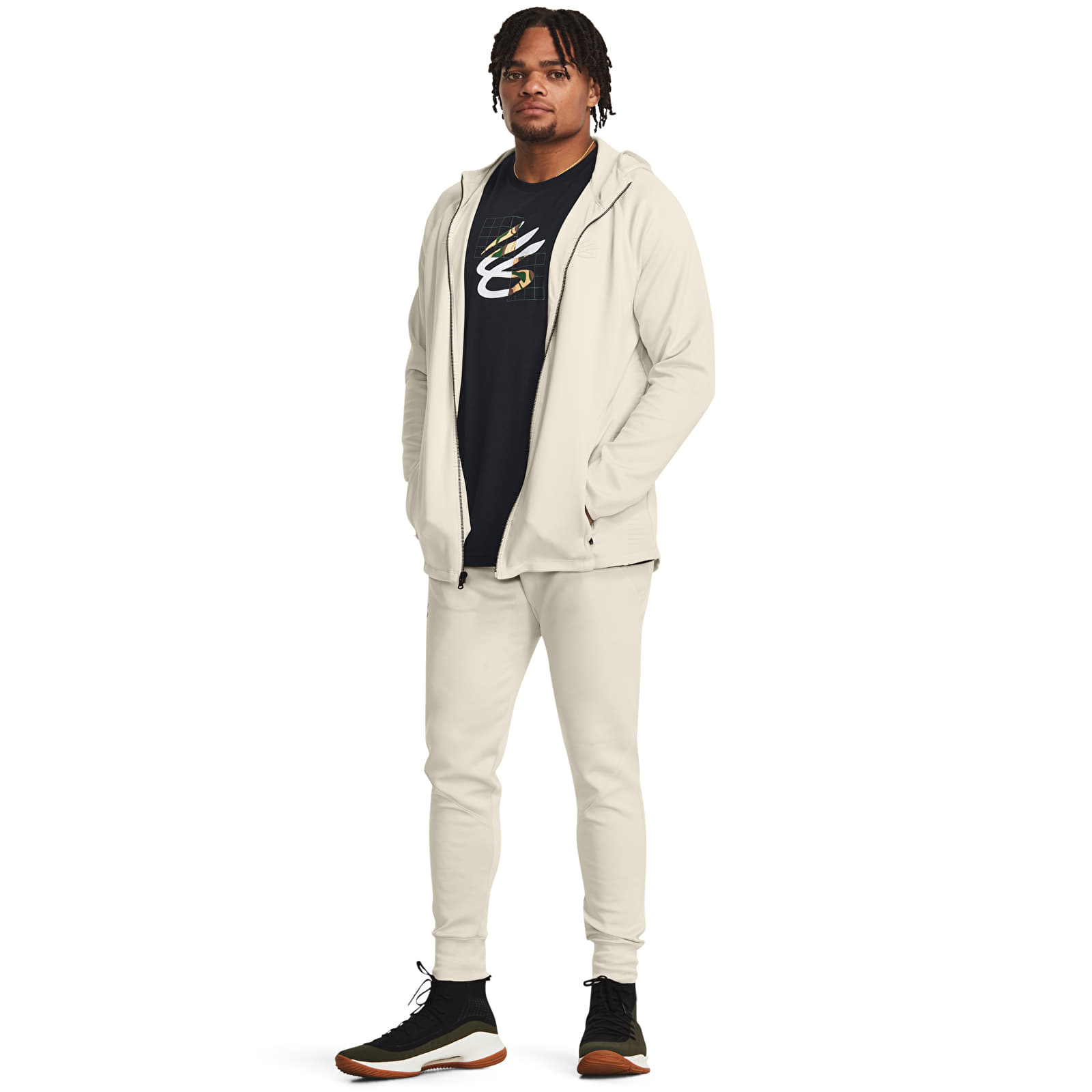 Jassen Under Armour Curry Playable Jacket Summit White