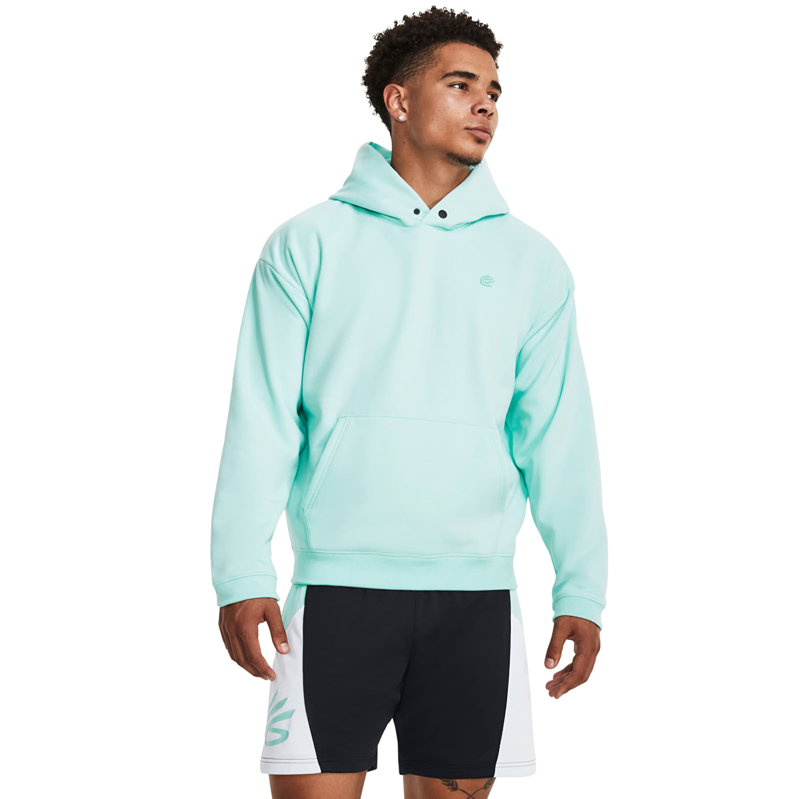 Hanorace Under Armour Curry Greatest Hoodie Neo Turquoise