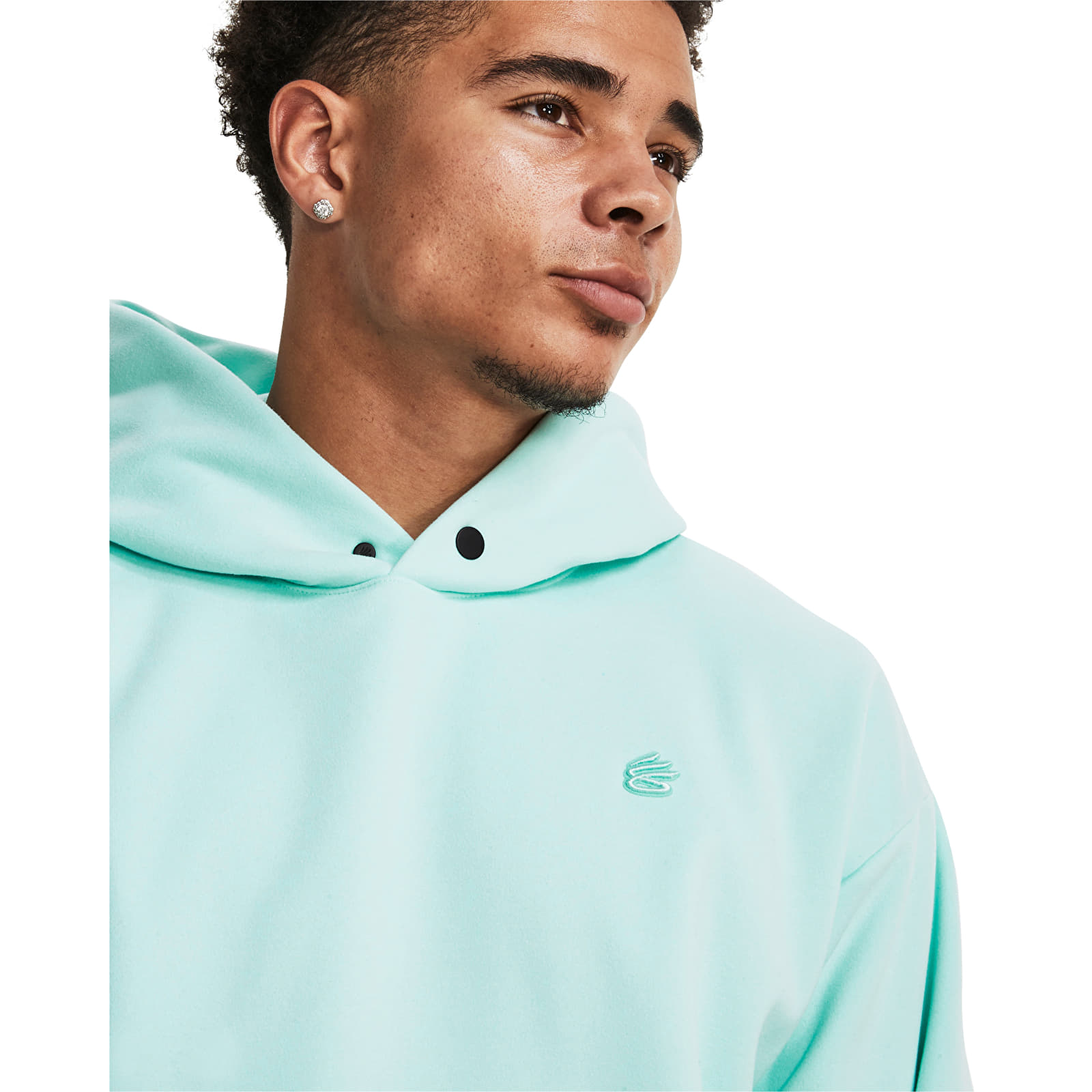 Hanorace Under Armour Curry Greatest Hoodie Neo Turquoise