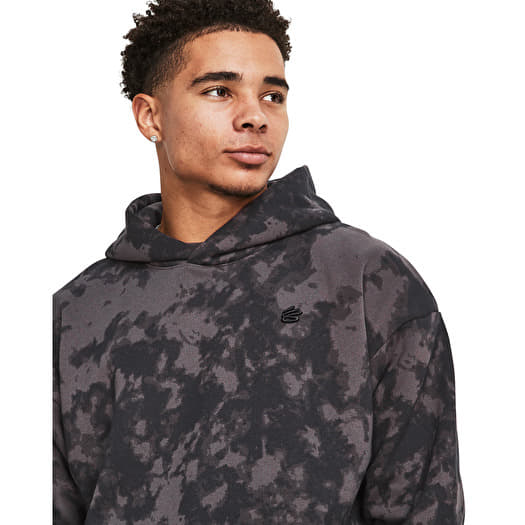 Sweatshirts Under Armour Curry Acid Wash Hoodie Jet Gray Queens