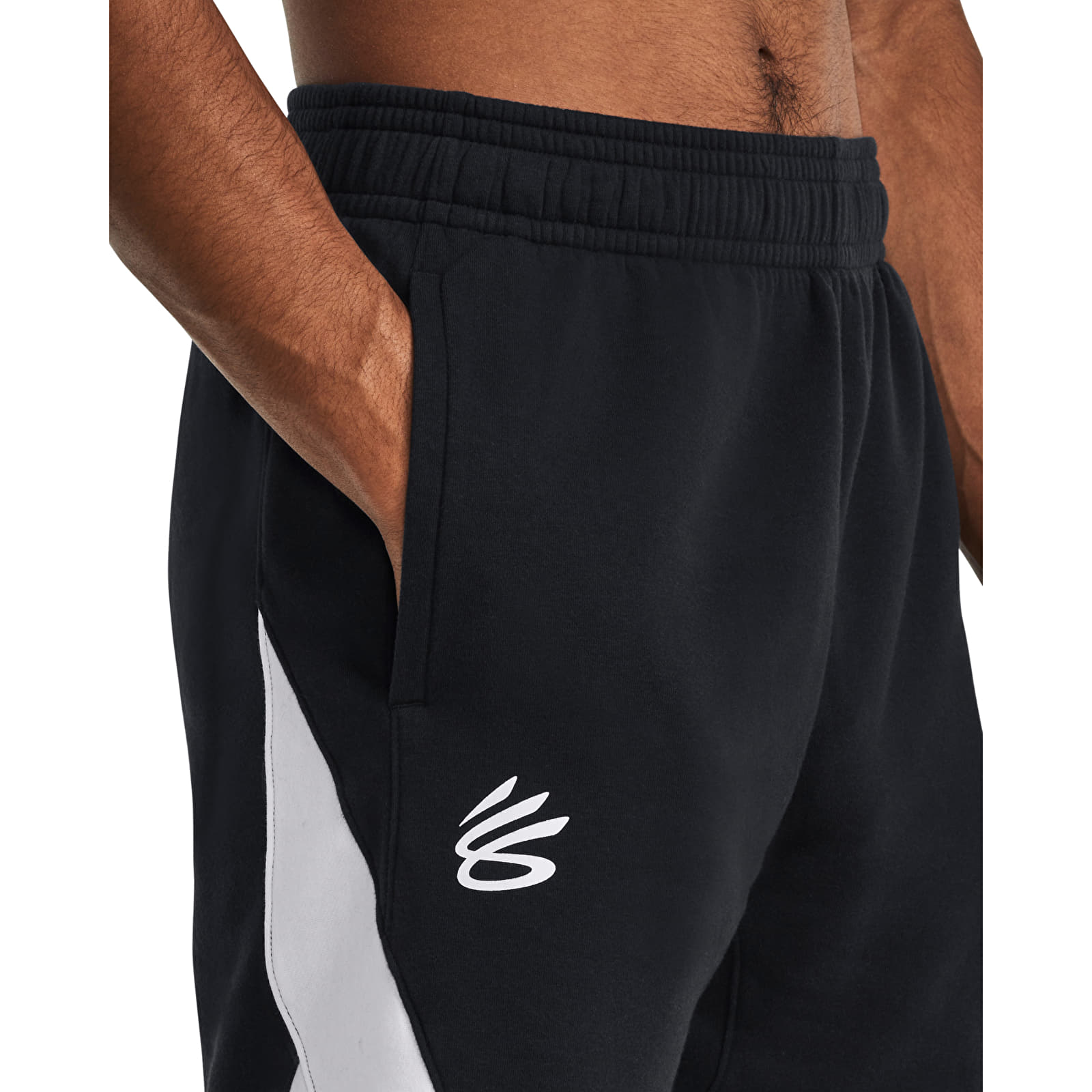 Shorts Under Armour Curry Splash Fleece Short Black