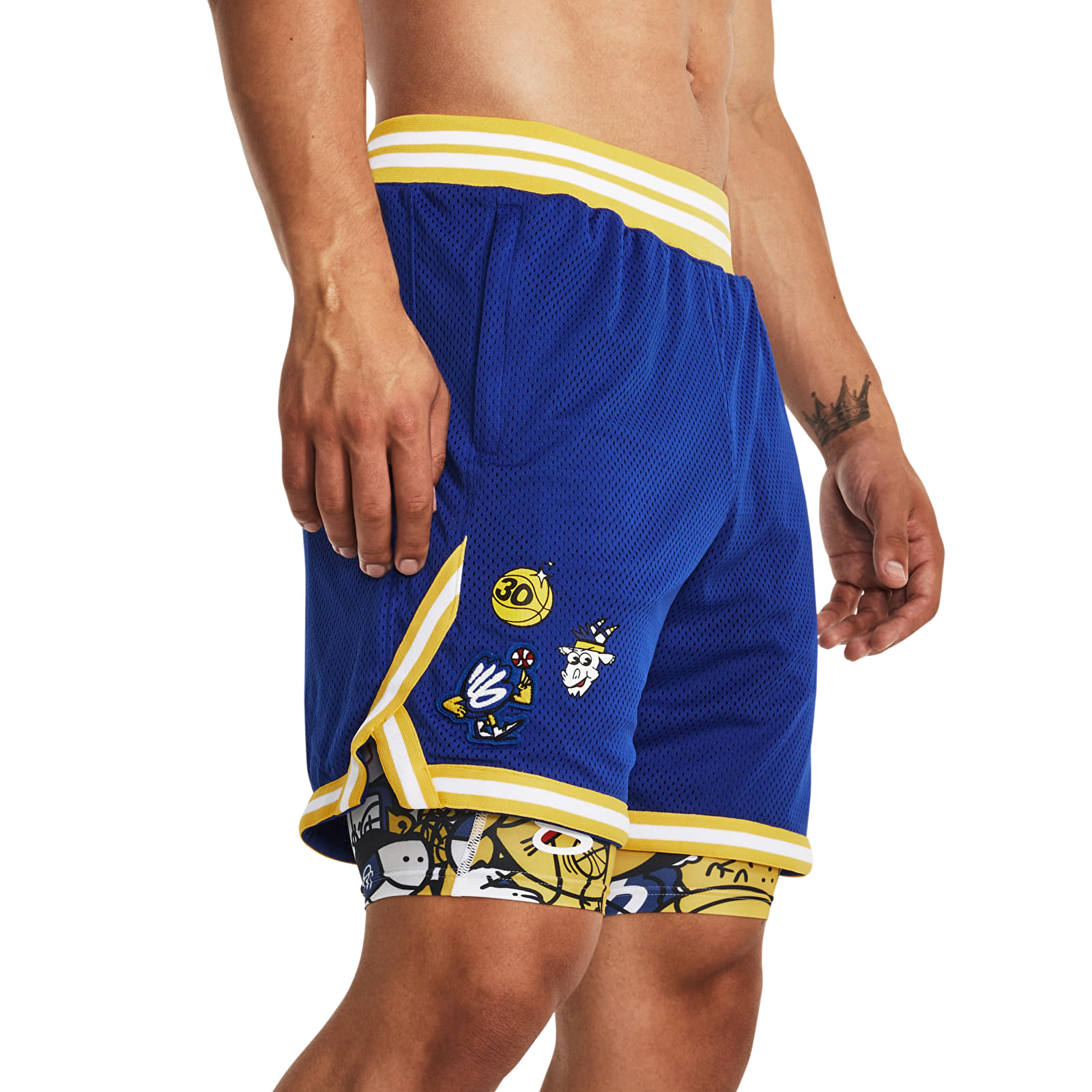 Shorts Under Armour Curry Mesh Short 2 Royal