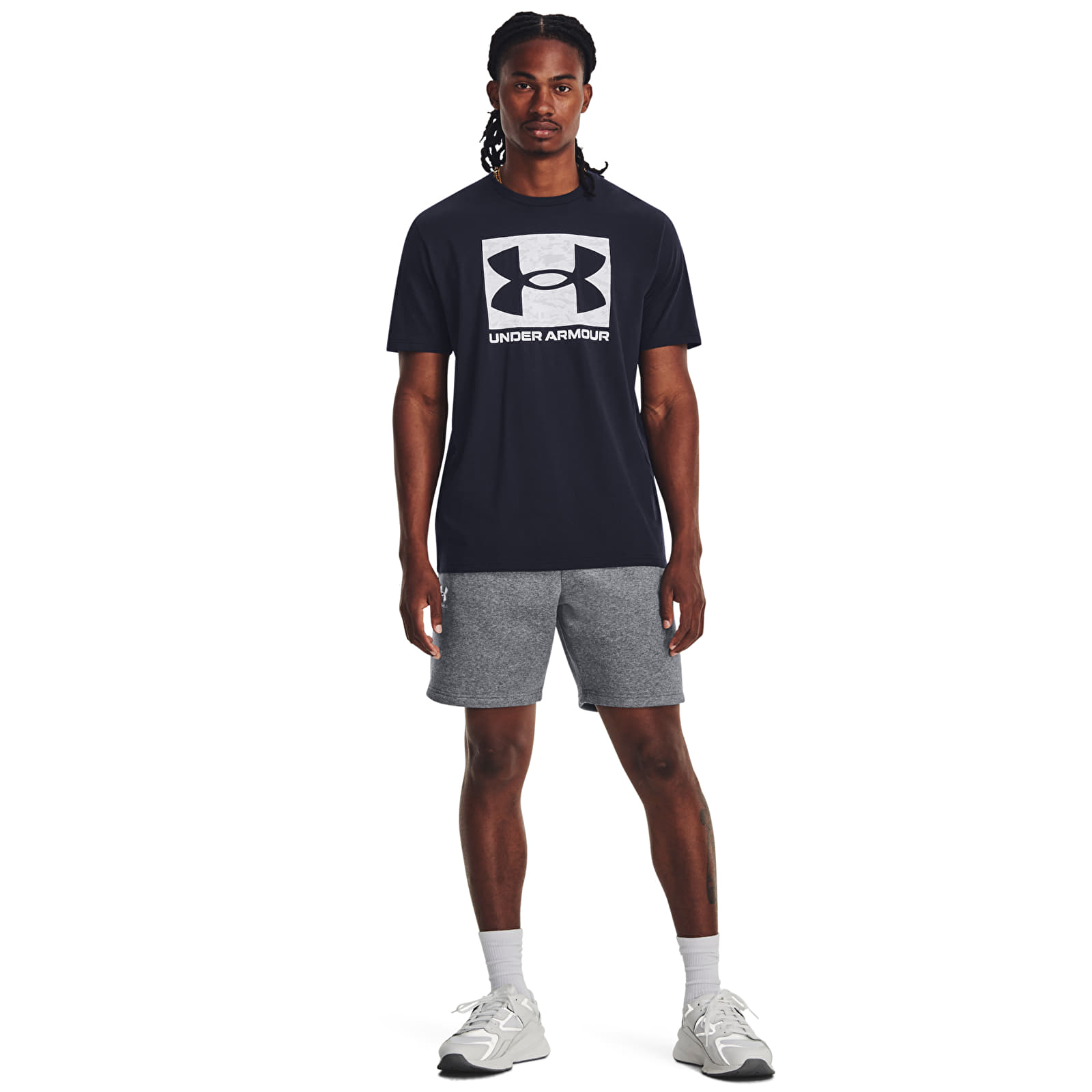 Shortsid Under Armour Essential Fleece Shorts Pitch Gray Medium Heather
