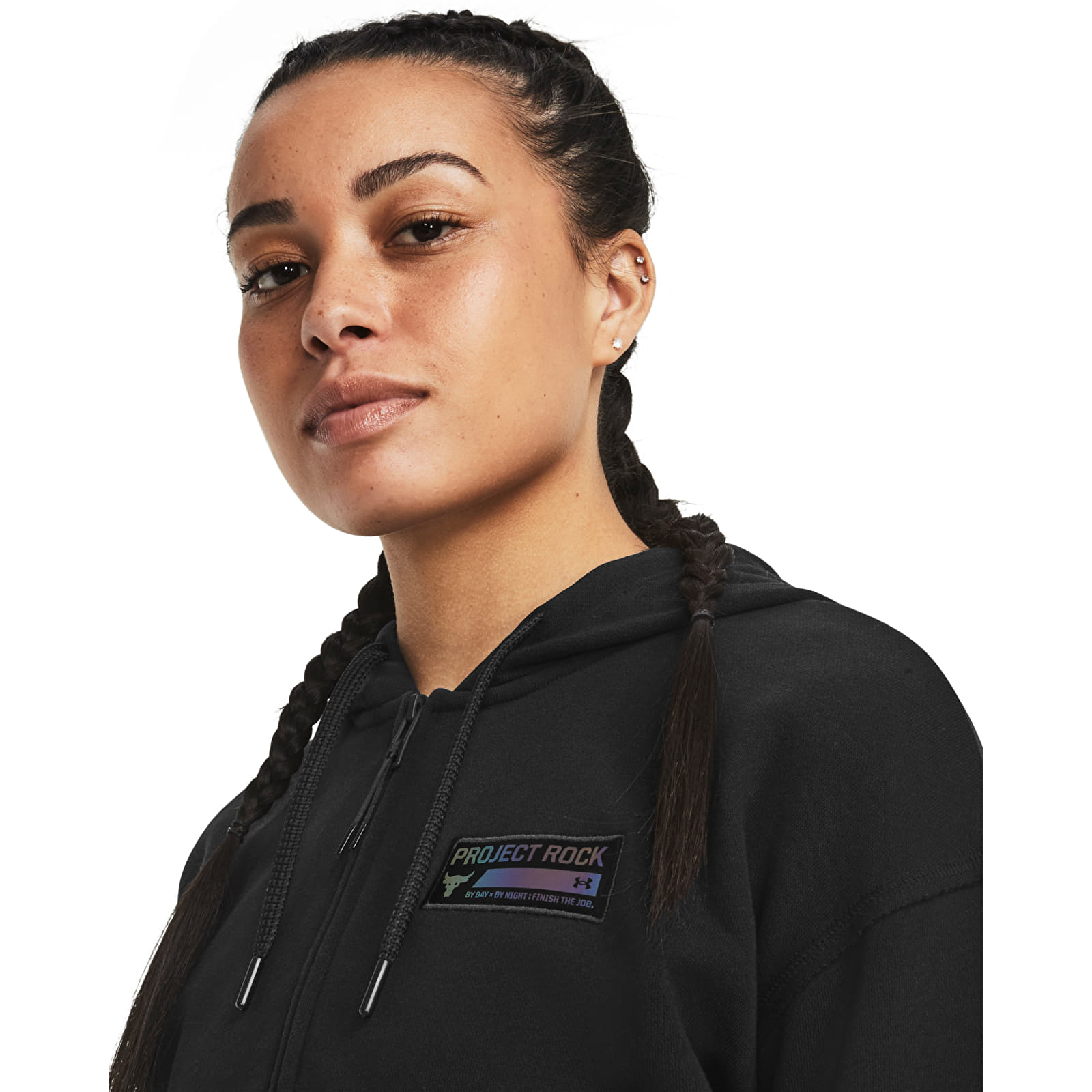 Регланы и толстовки Under Armour Project Rck Hw Terry Fz Q4 Black