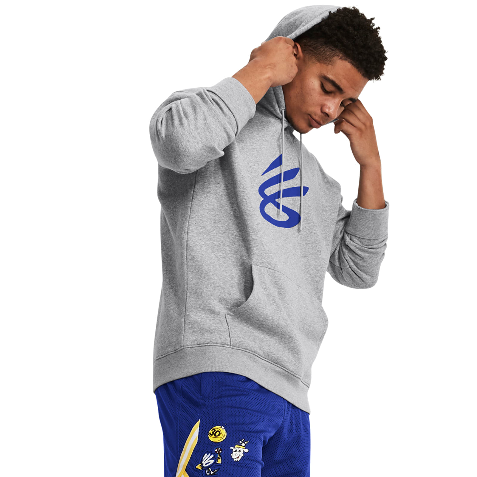 Толстовки та реглани Under Armour Curry Splash Hoodie Mod Gray Full Heather