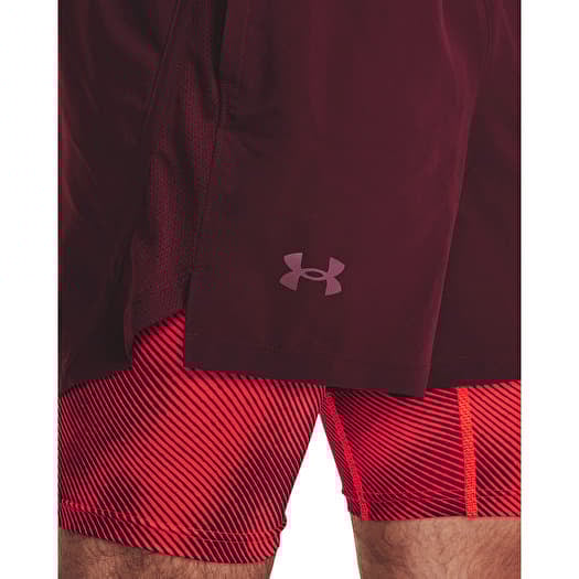 Under armour qualifier shorts 2 in 1 on sale