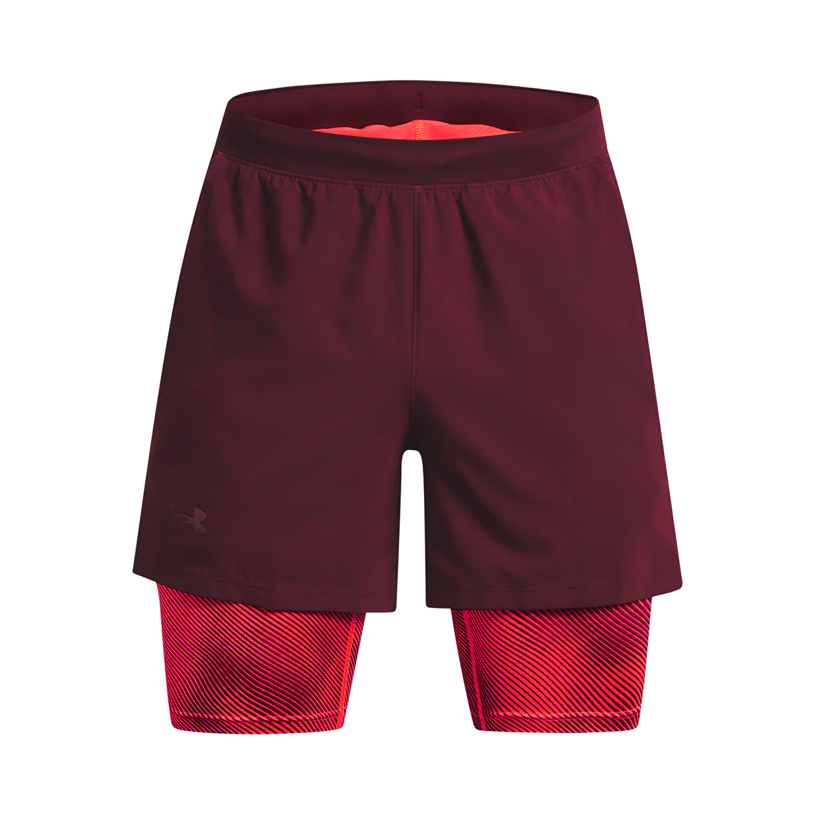 Shorts Under Armour Launch 5'' 2-In-1 Short Dark Maroon