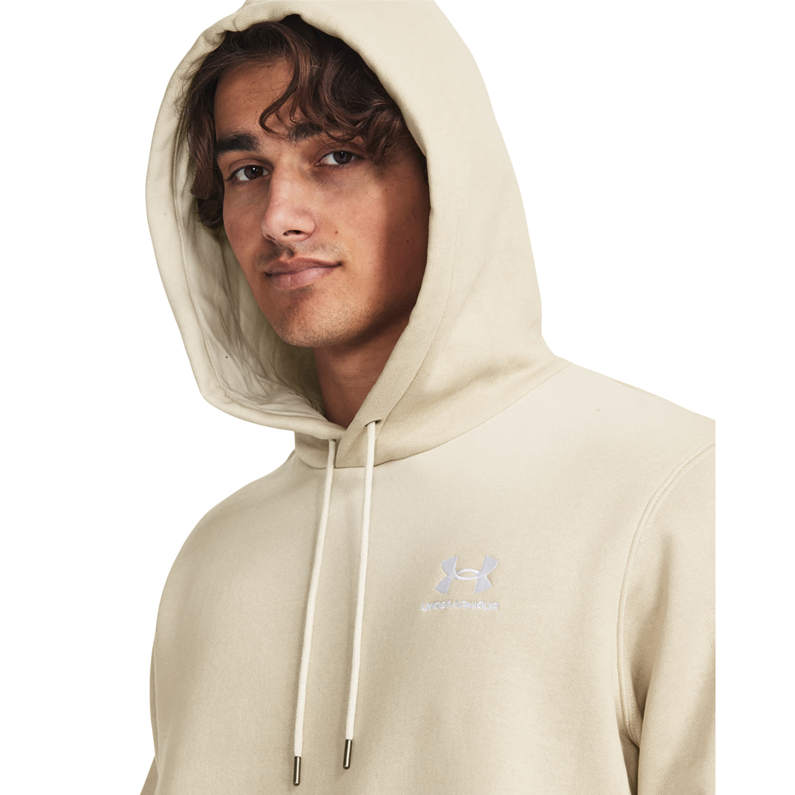 Hættetrøjer og sweatshirts Under Armour Essential Flc Novelty Hd Khaki Base