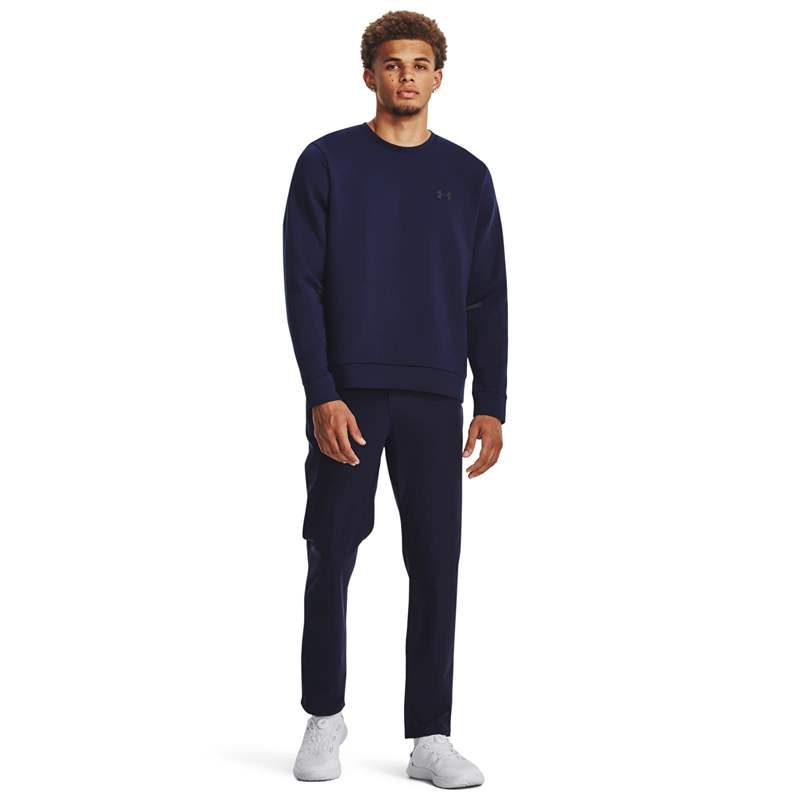 Φούτερ Under Armour Unstoppable Flc Crew Midnight Navy L