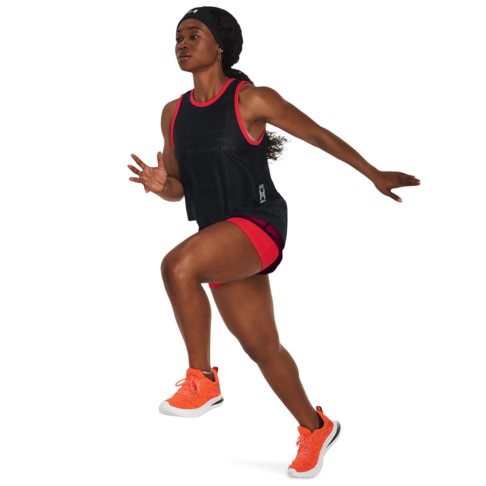 Tank tops Under Armour Run Anywhere Tank Black