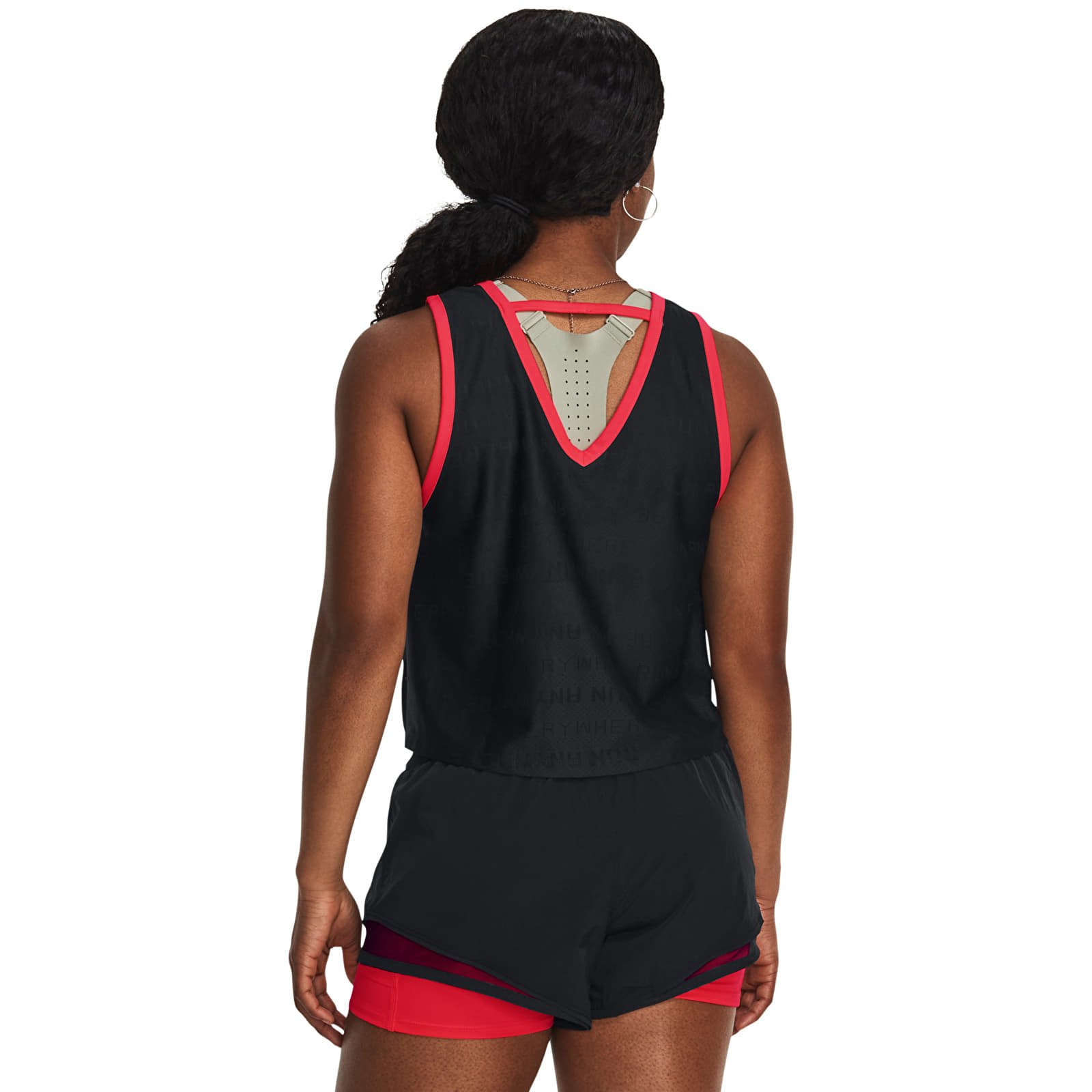 Tank tops Under Armour Run Anywhere Tank Black
