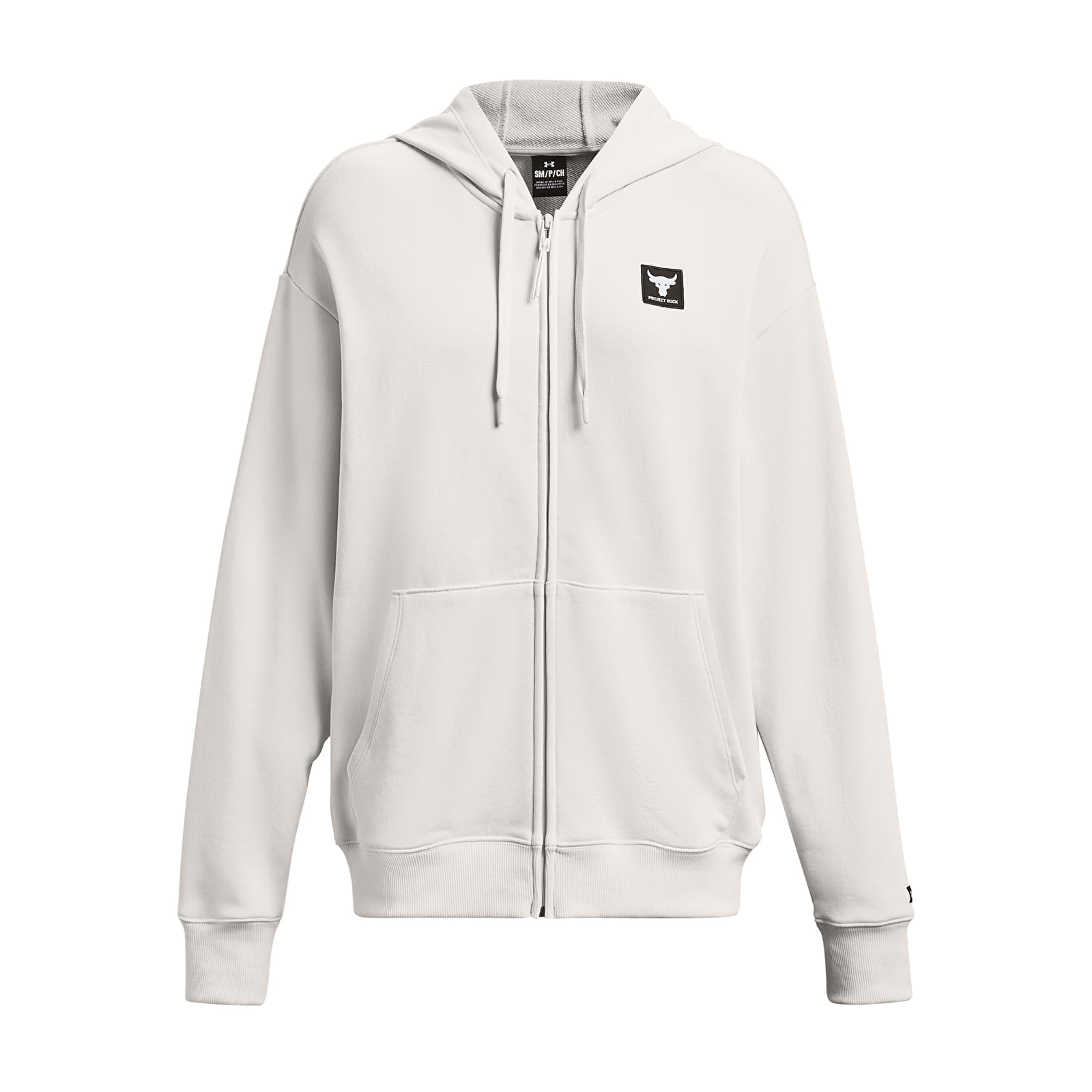 Hoodies and sweatshirts  Under Armour Project Rck Hw Terry Fz Os White Clay