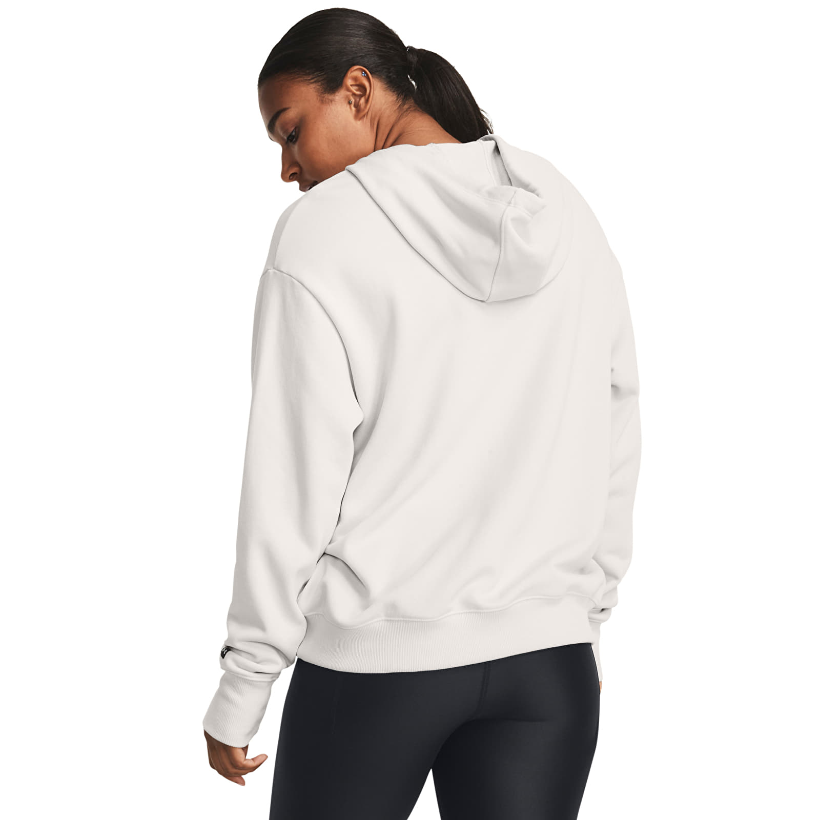 Hoodies and sweatshirts  Under Armour Project Rck Hw Terry Fz Os White Clay