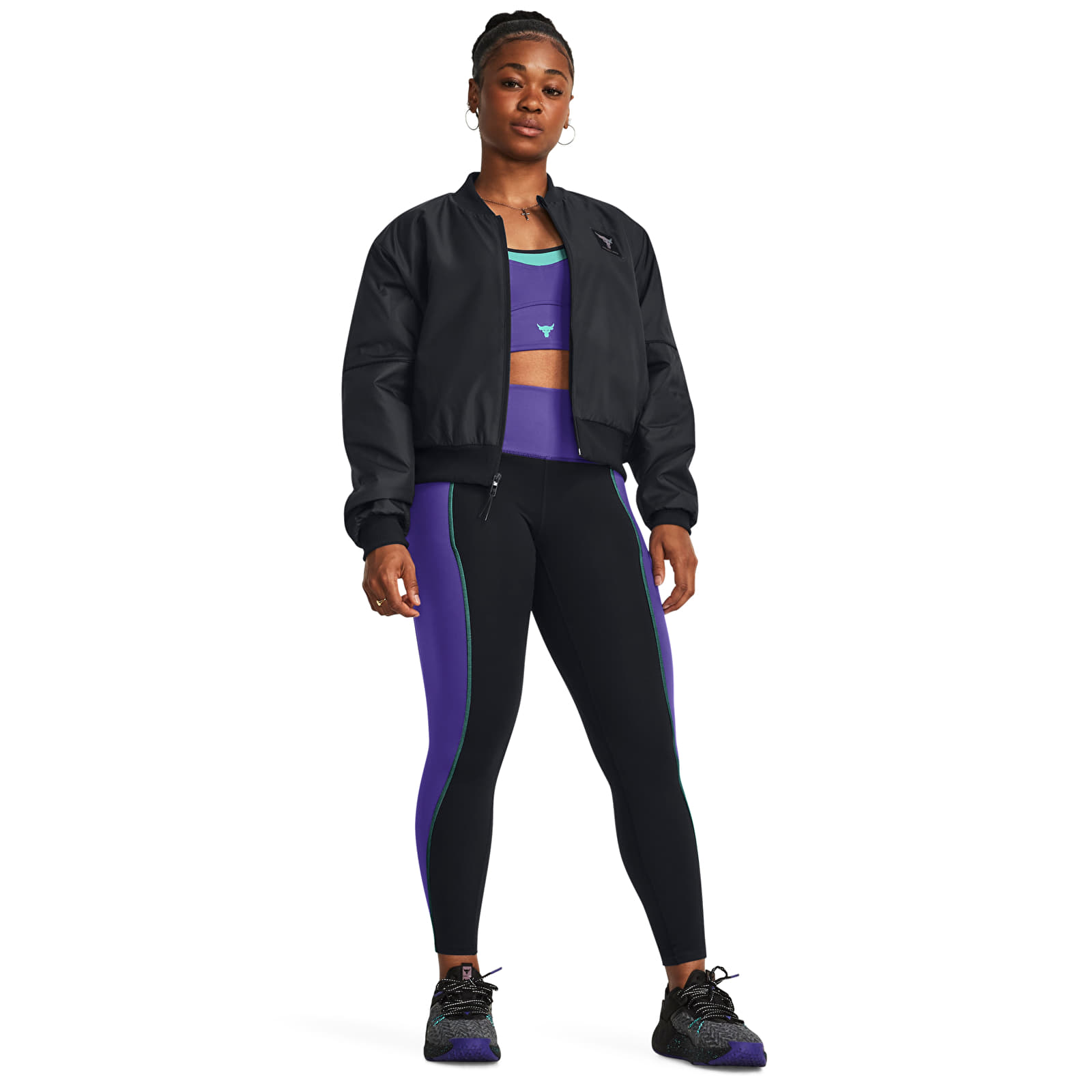 Bundy Under Armour Project Rck W'S Bomber Jacket Black