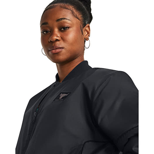 Jackets Under Armour Project Rck W S Bomber Jacket Black Queens