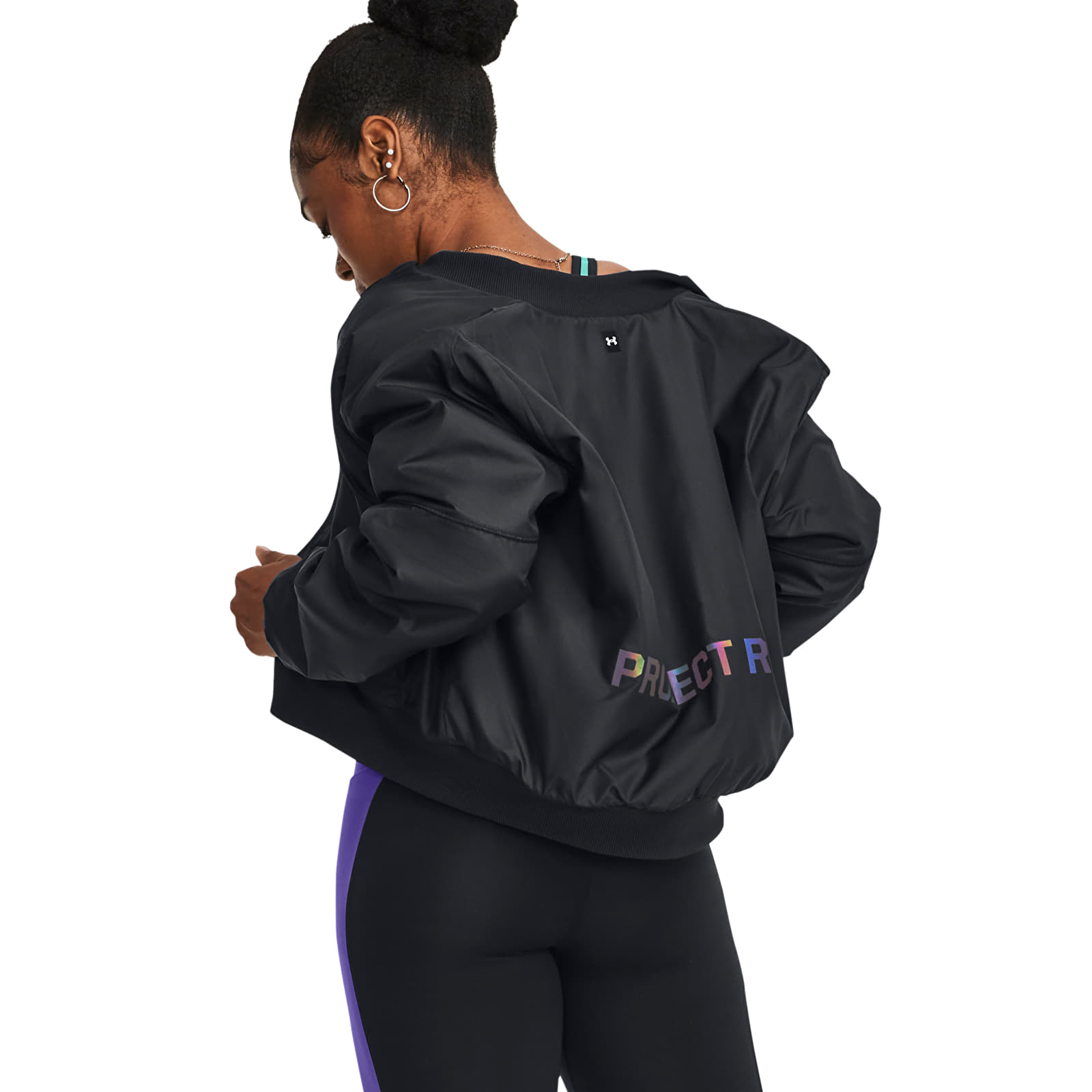 Bundy Under Armour Project Rck W'S Bomber Jacket Black