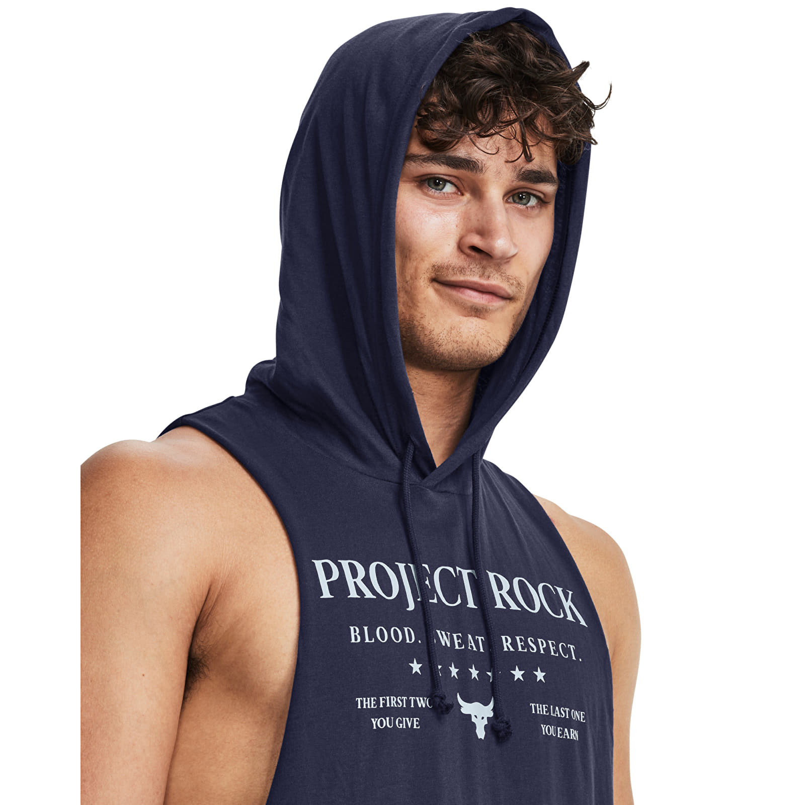 Толстовки та реглани Under Armour Project Rck Sl Hoodie Q3 Midnight Navy