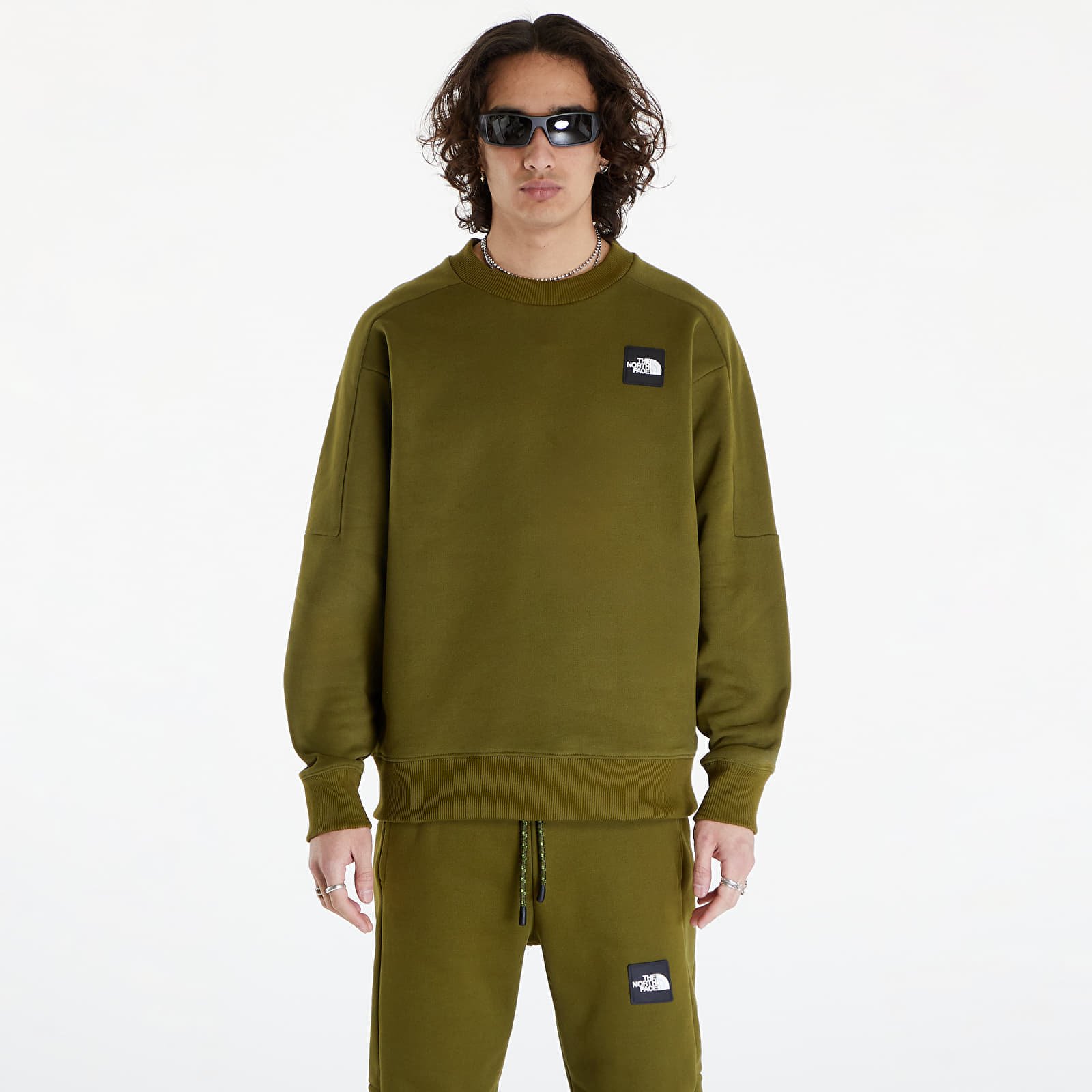 Felpa The North Face The 489 Crewneck Sweatshirt UNISEX Forest Olive M