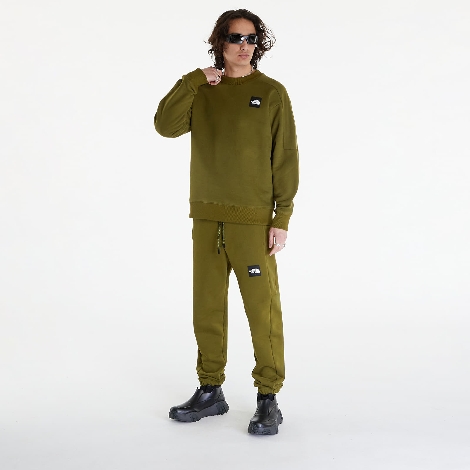 Mikiny The North Face The 489 Crewneck Sweatshirt UNISEX Forest Olive
