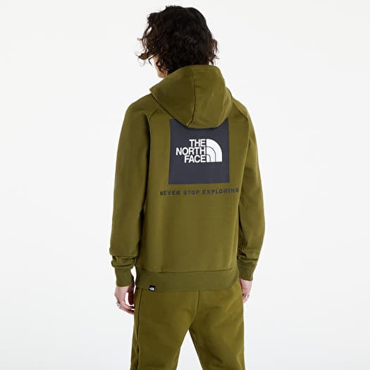 The north face raglan red box hoody shop
