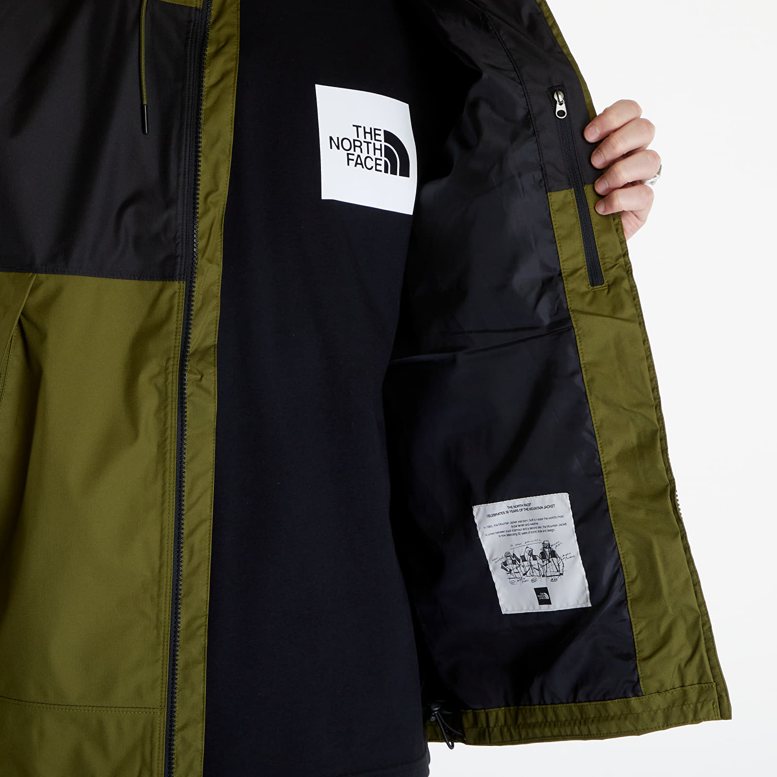 The north face mountain q jacket green online