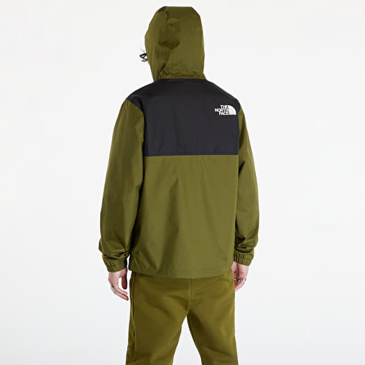 Olive green north face rain jacket sales