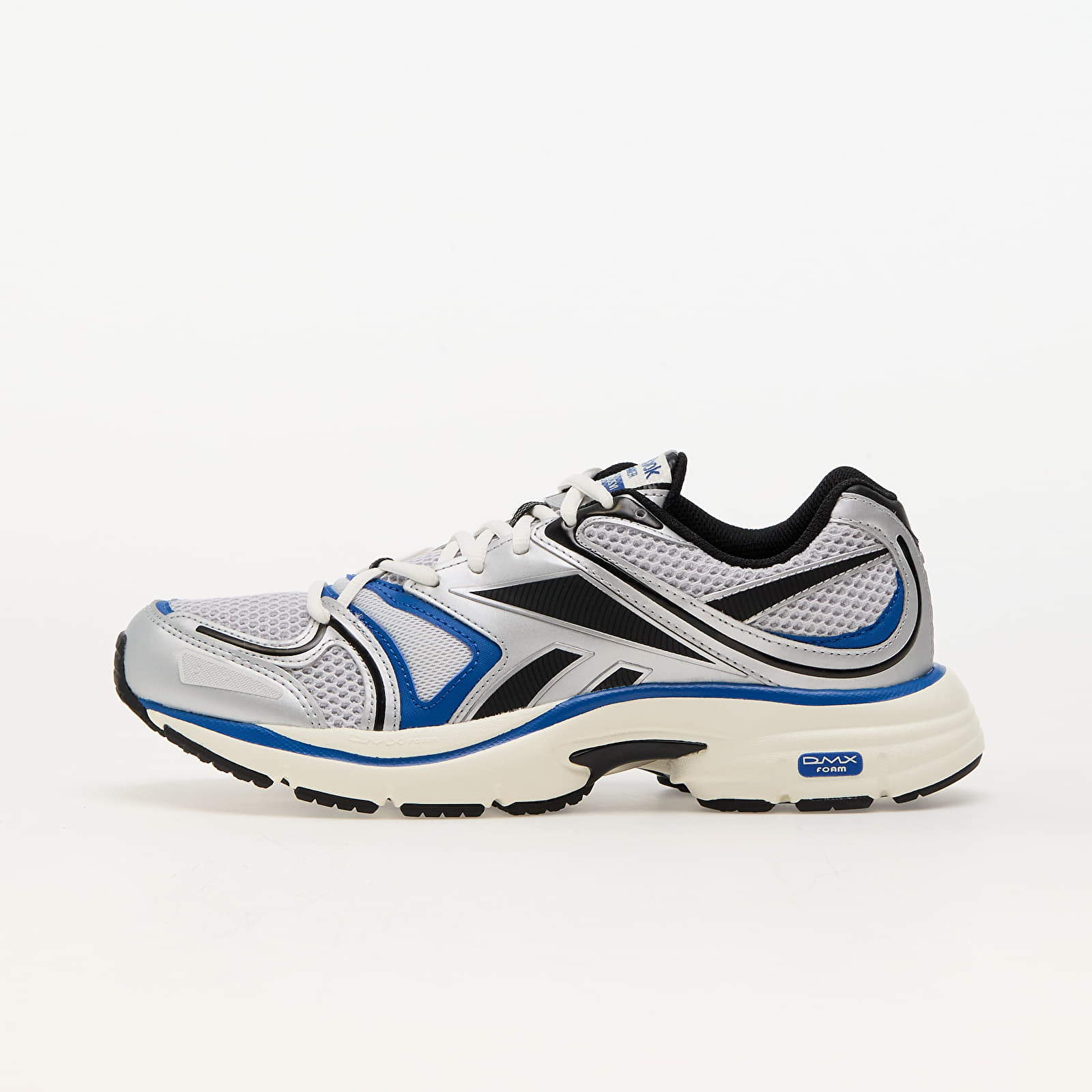 Men's sneakers and shoes Reebok Premier Road Plus VI Silver Metallic/ Core Black/ Vector Blue