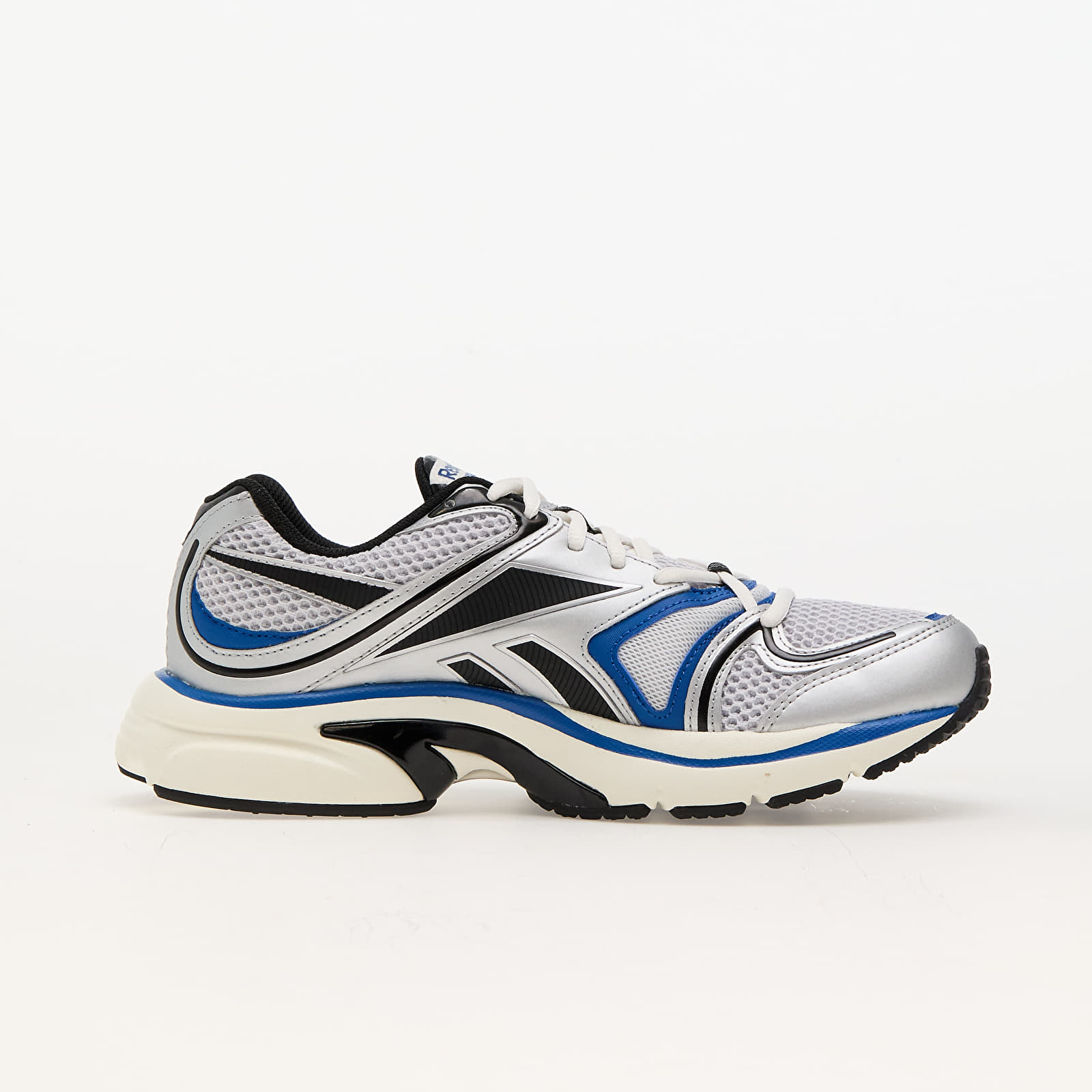 Men's sneakers and shoes Reebok Premier Road Plus VI Silver Metallic/ Core Black/ Vector Blue