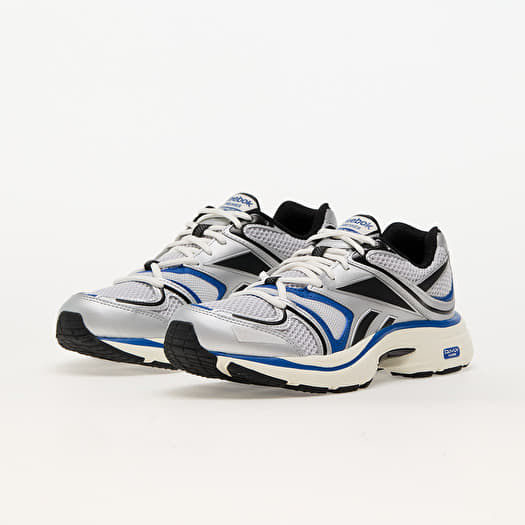 Men s sneakers and shoes Reebok Premier Road Plus VI Silver Metallic Core Black Vector Blue Queens