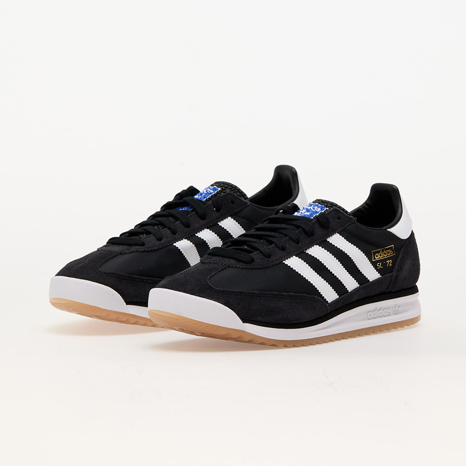 Turnschuhe und Schuhe fur Manner adidas SL 72 Rs Core Black Ftw White Blue Queens
