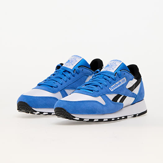 Scarpe e scarpe da ginnastica da uomo Reebok Classic Leather Kinblu Core Black Ftw White Queens
