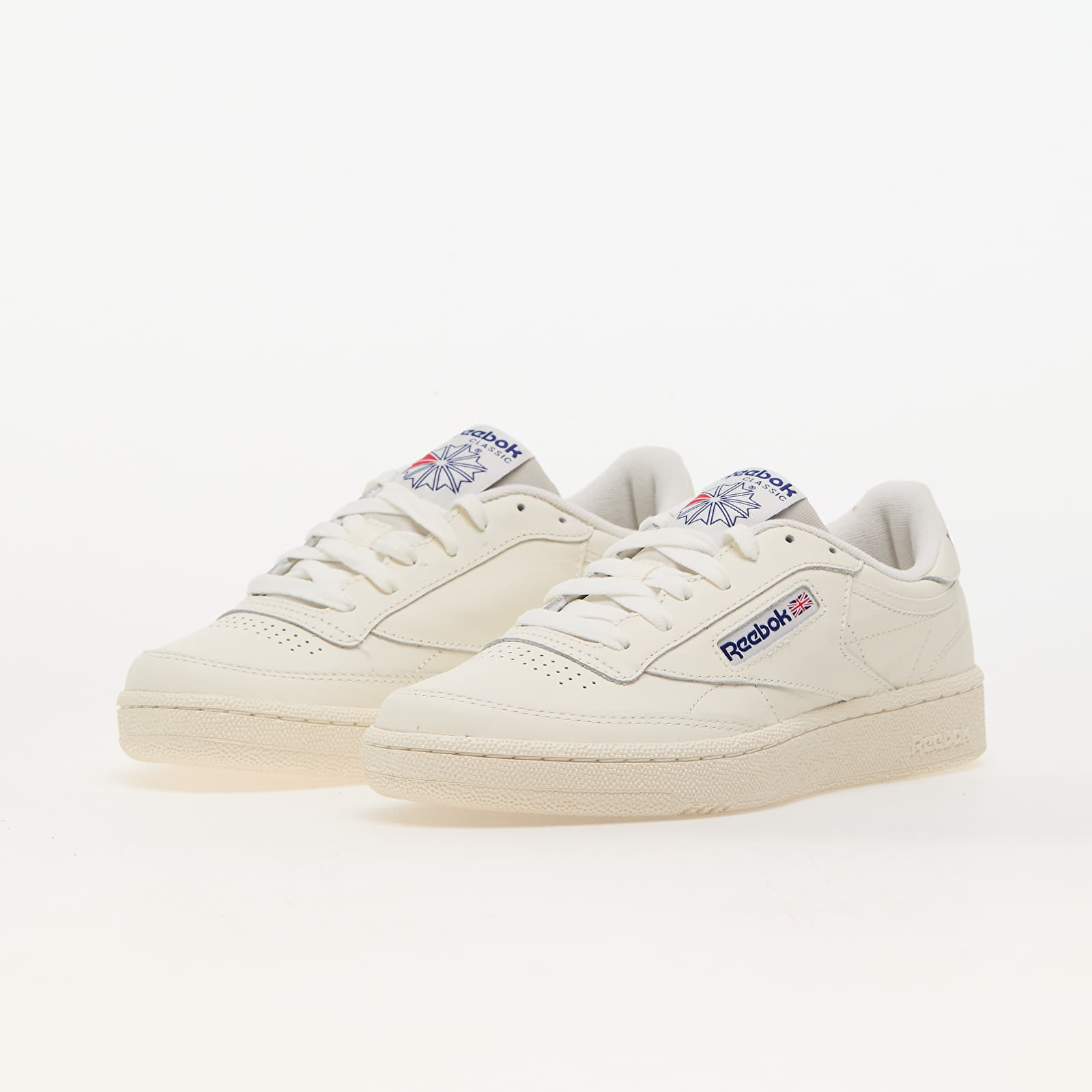 Adidași și pantofi pentru bărbați Reebok Club C 85 Chalk/ Chalk/ Classic Cobalt