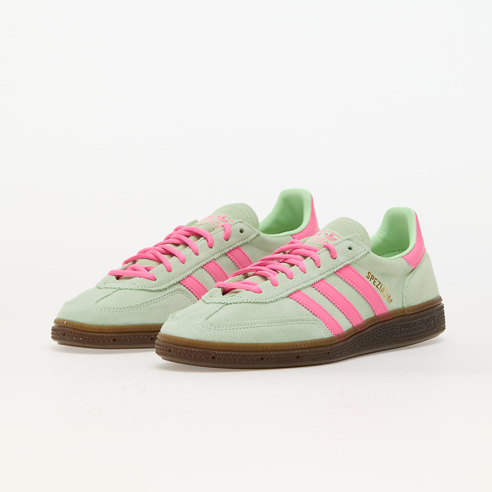 Herenschoenen adidas Handball Spezial Semi Green Sp/ Lucid Pink/ Gum5