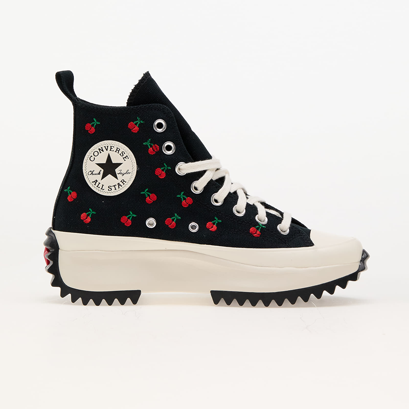 Pánske tenisky a obuv Converse Run Star Hike Platform Cherries Black/ Egret/ Red