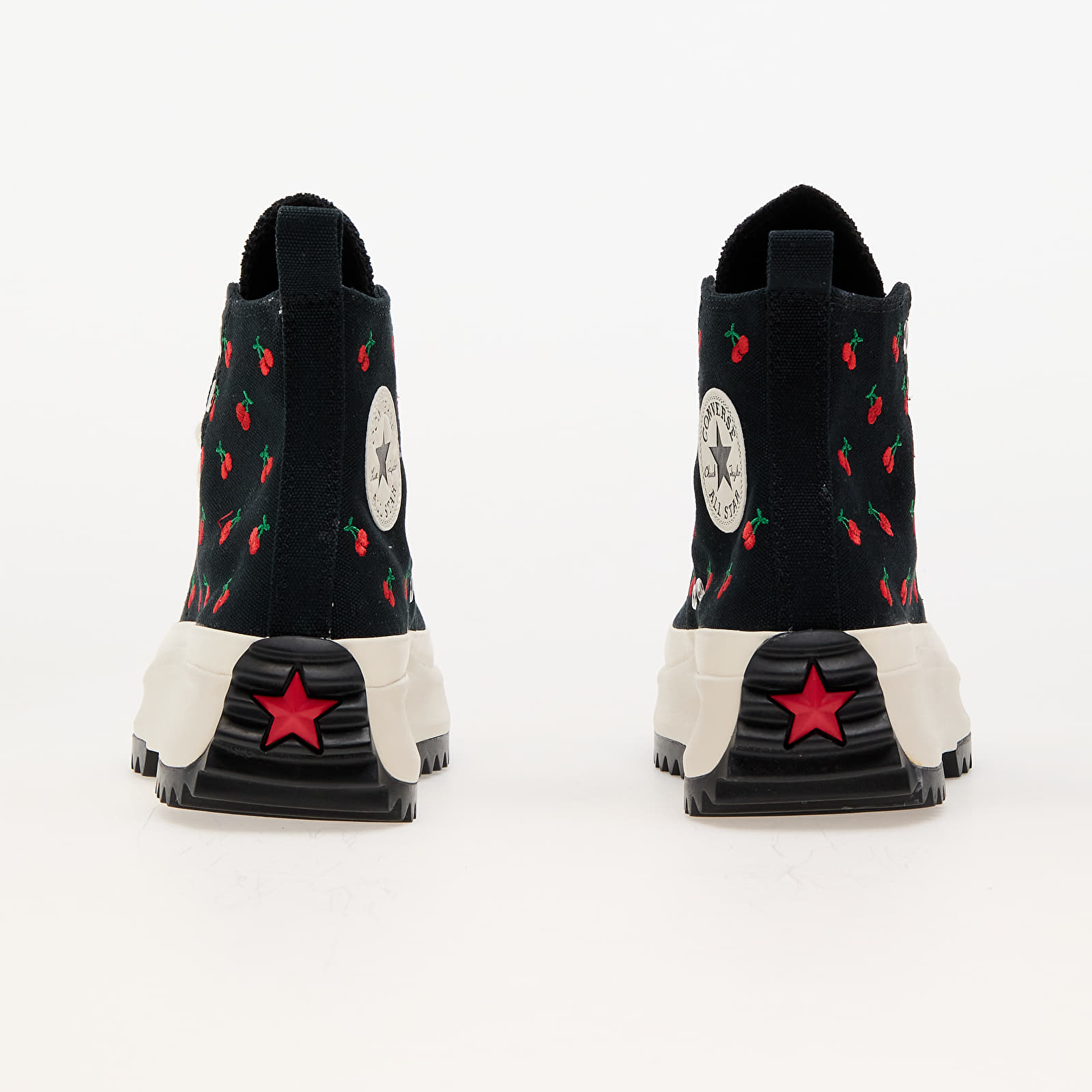Pánske tenisky a obuv Converse Run Star Hike Platform Cherries Black/ Egret/ Red