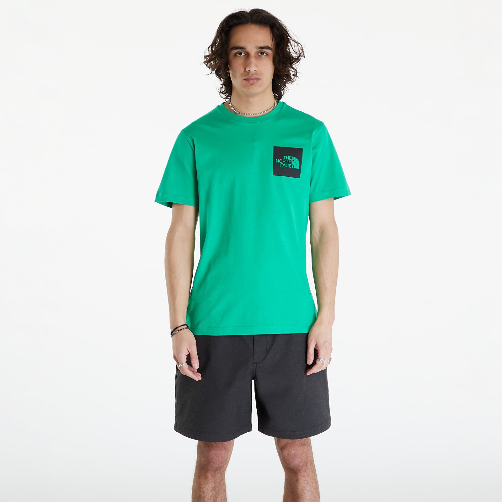 T-Shirts The North Face S/S Fine Tee Optic Emerald