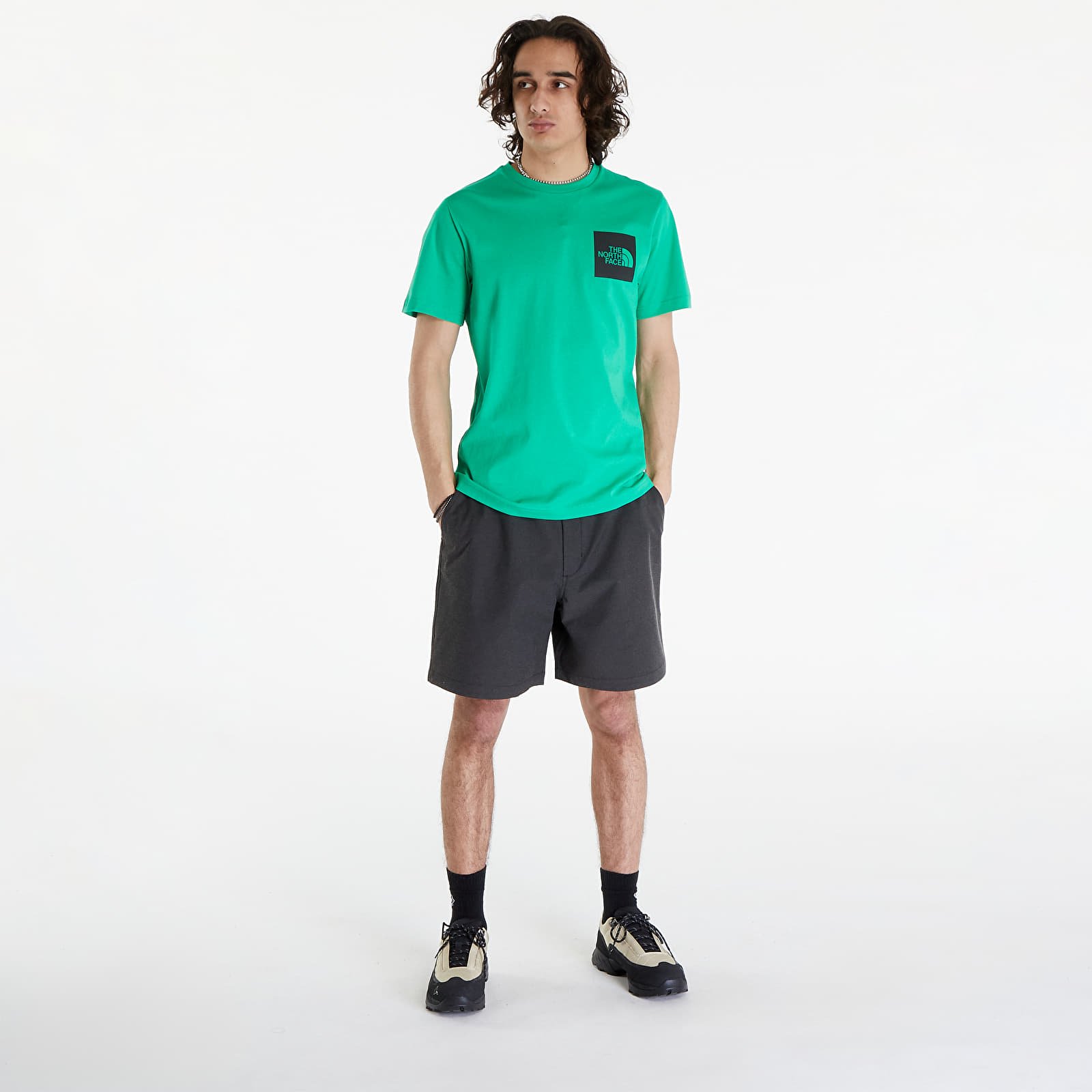 T-Shirts The North Face S/S Fine Tee Optic Emerald