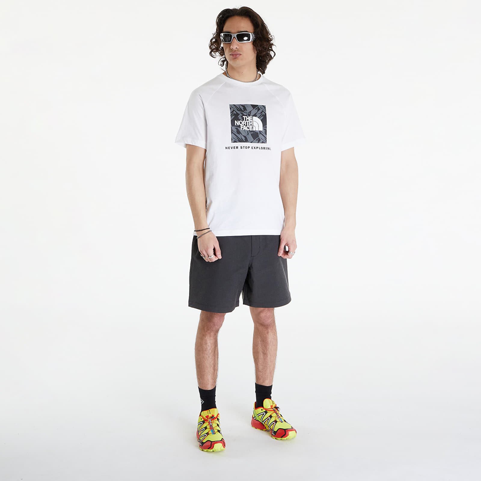 Marškinėliai The North Face Raglan Redbox Tee TNF White